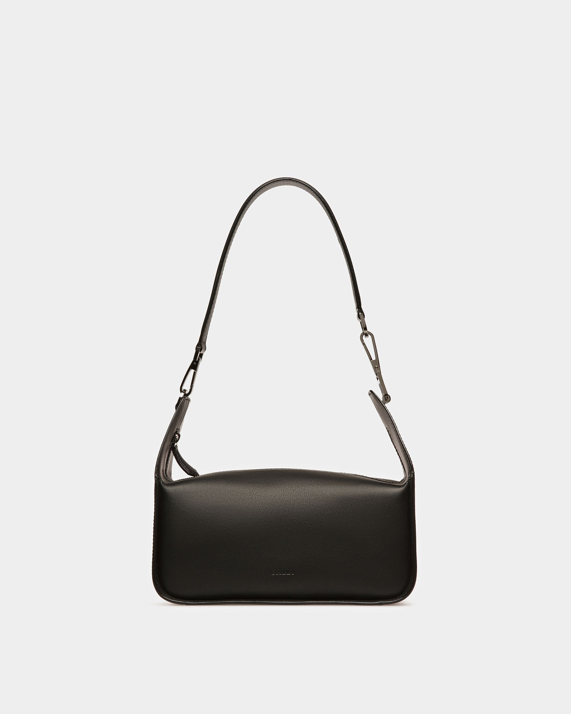 B-Hook ブラック レザー ショルダーバッグ - 女性 - Bally - 08