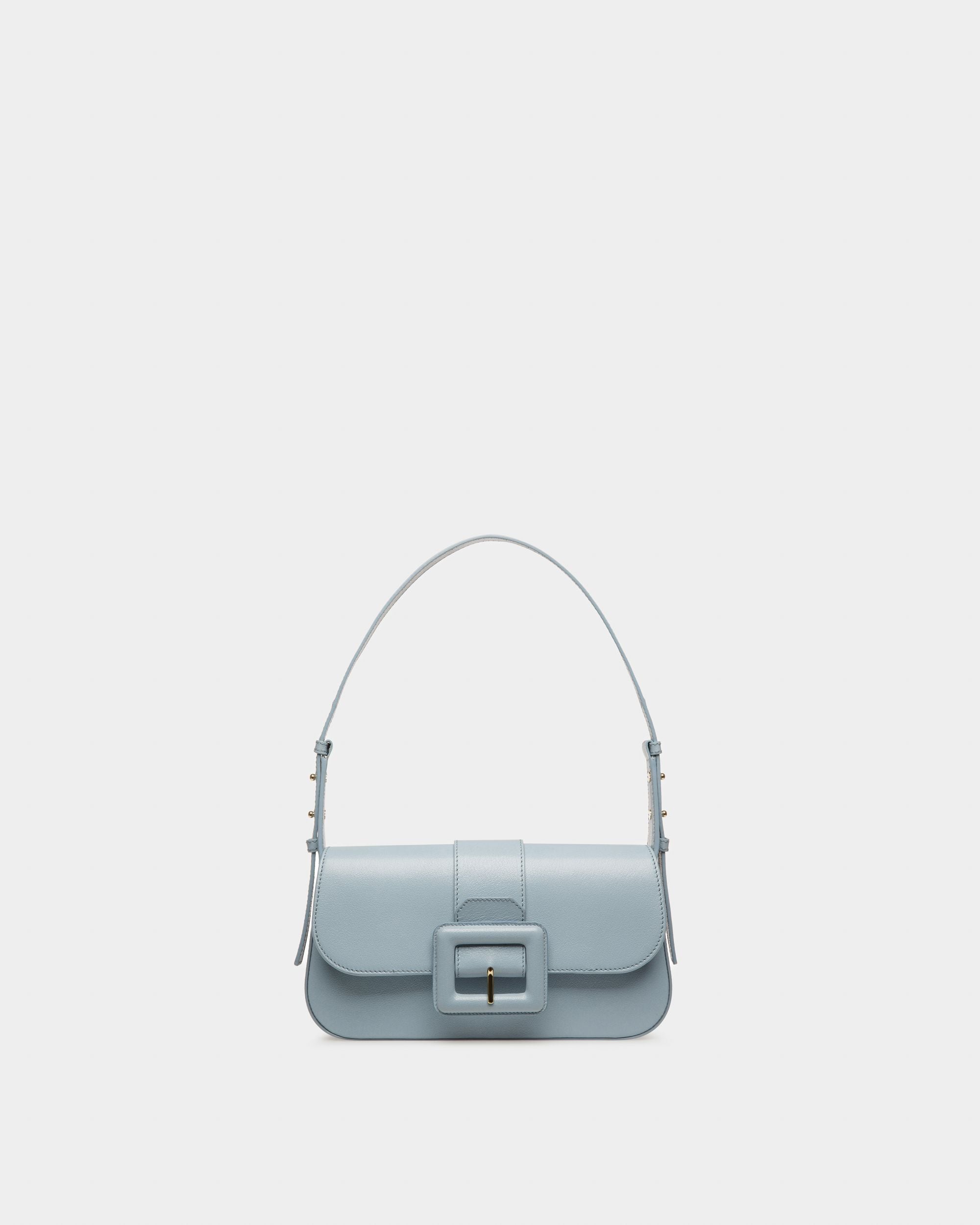 Jadha ライトブルー レザー ショルダーバッグ - 女性 - Bally - 01