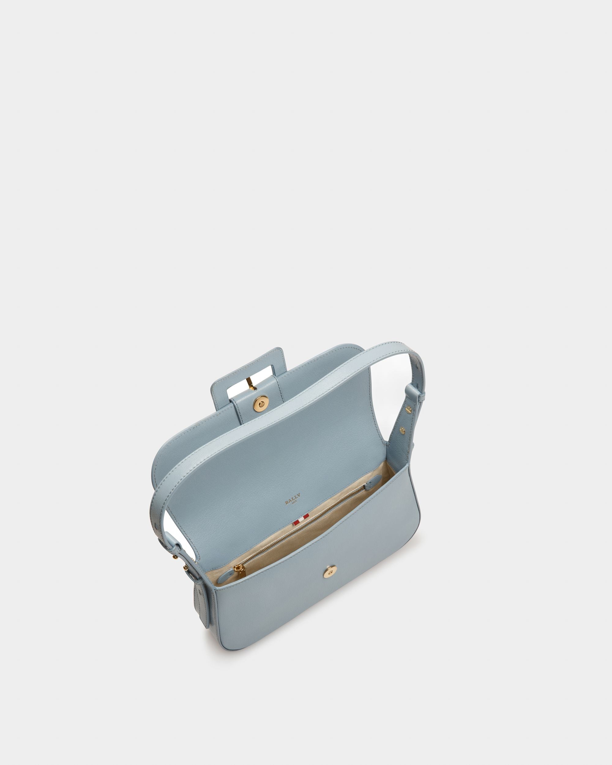 Jadha ライトブルー レザー ショルダーバッグ - 女性 - Bally - 04