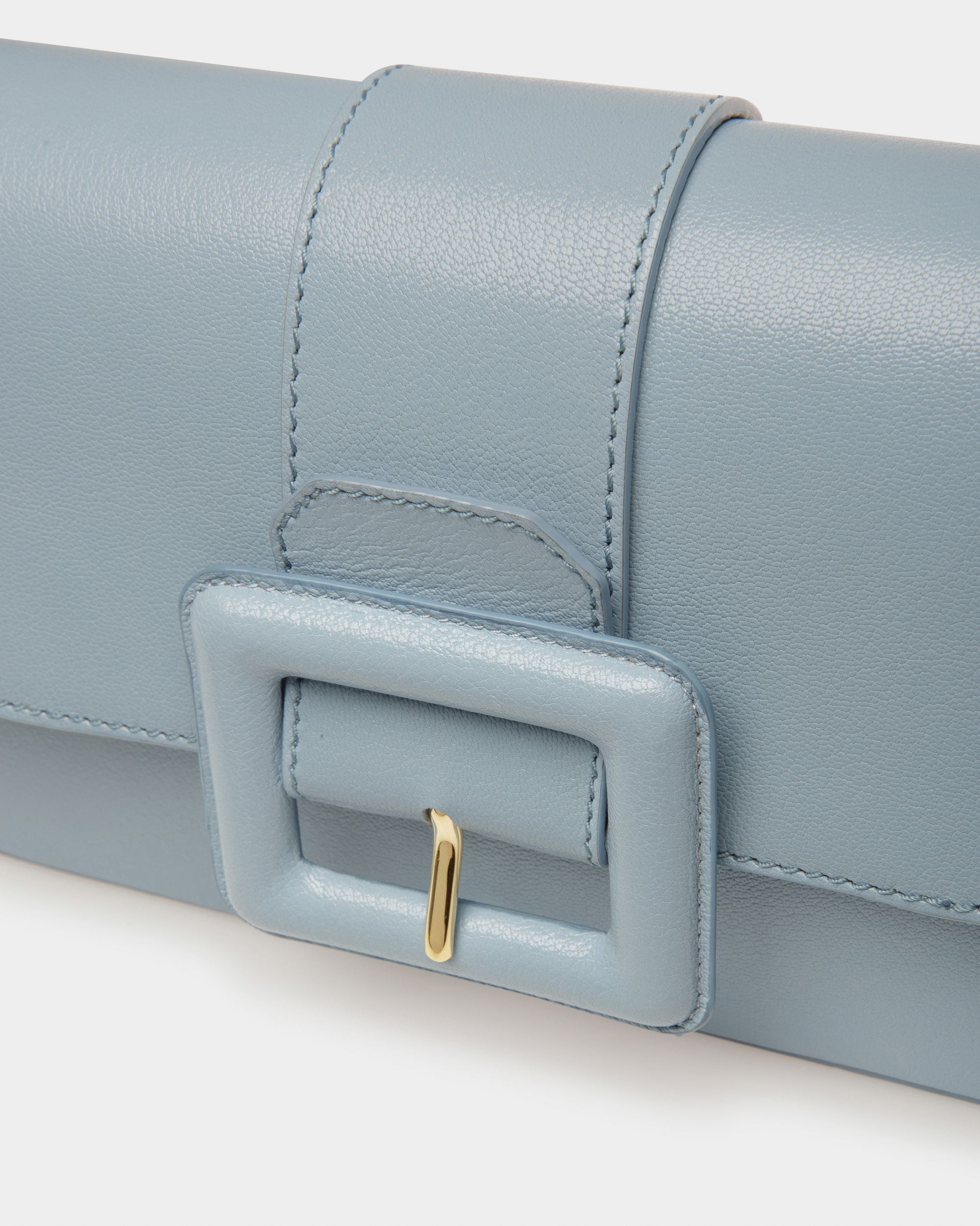 Jadha ライトブルー レザー ショルダーバッグ - 女性 - Bally - 05