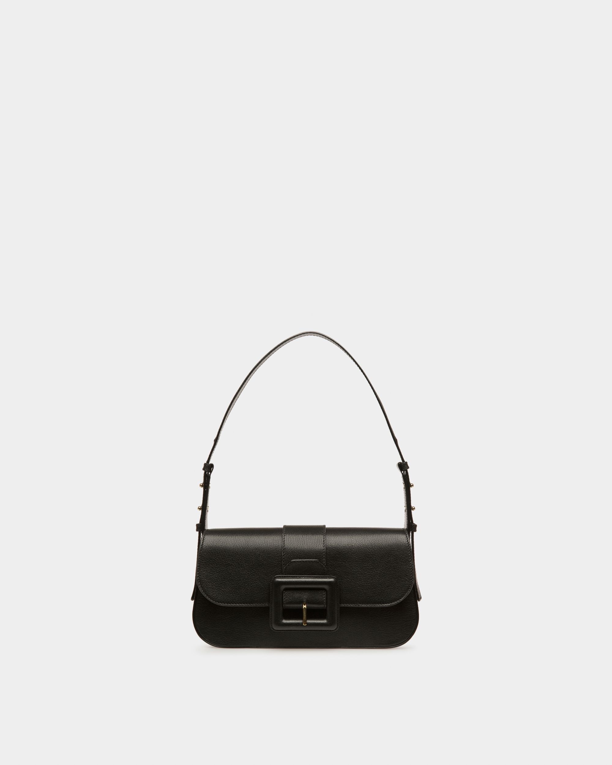 Jadha ブラック レザー ショルダーバッグ - 女性 - Bally - 01