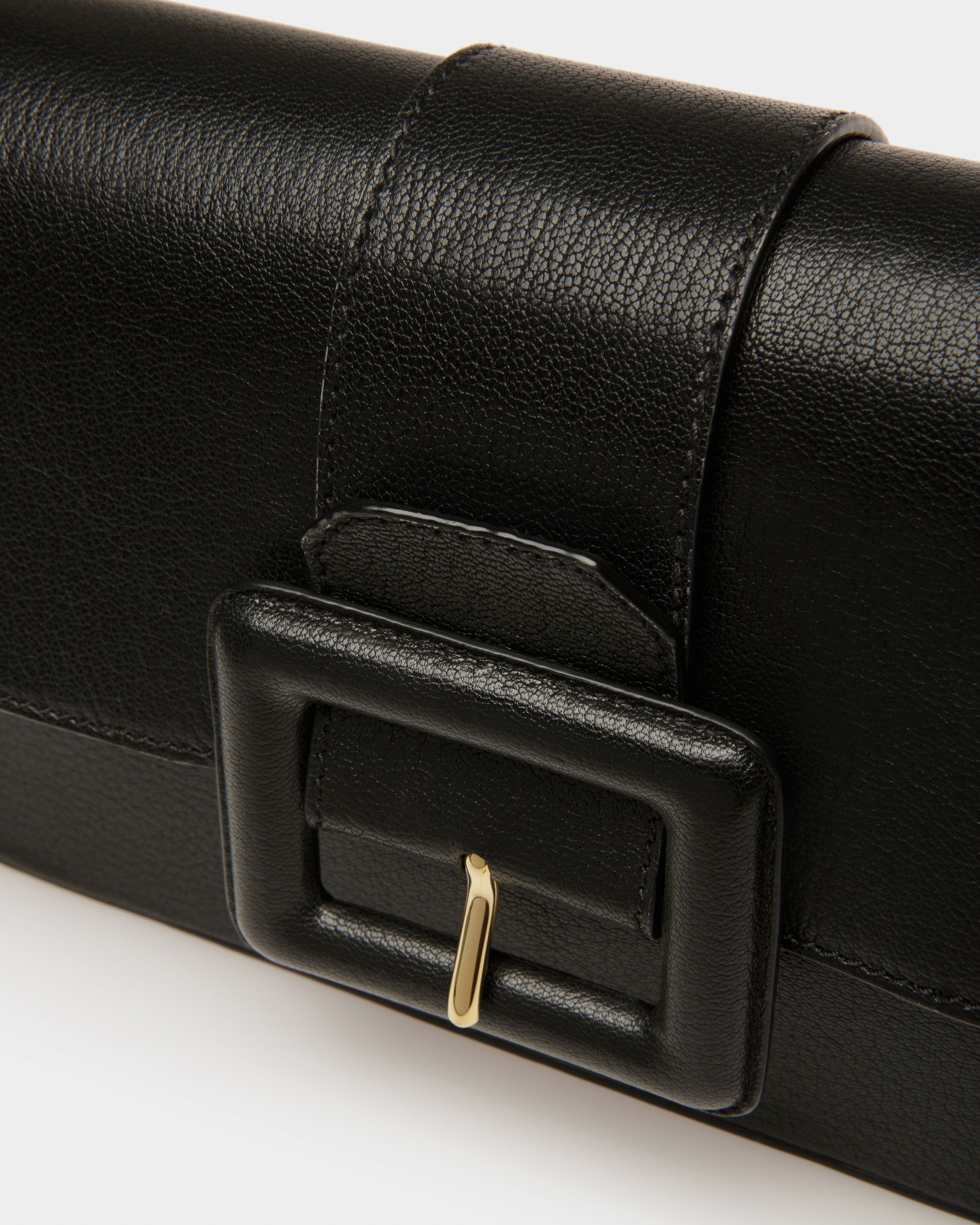 Jadha ブラック レザー ショルダーバッグ - 女性 - Bally - 05