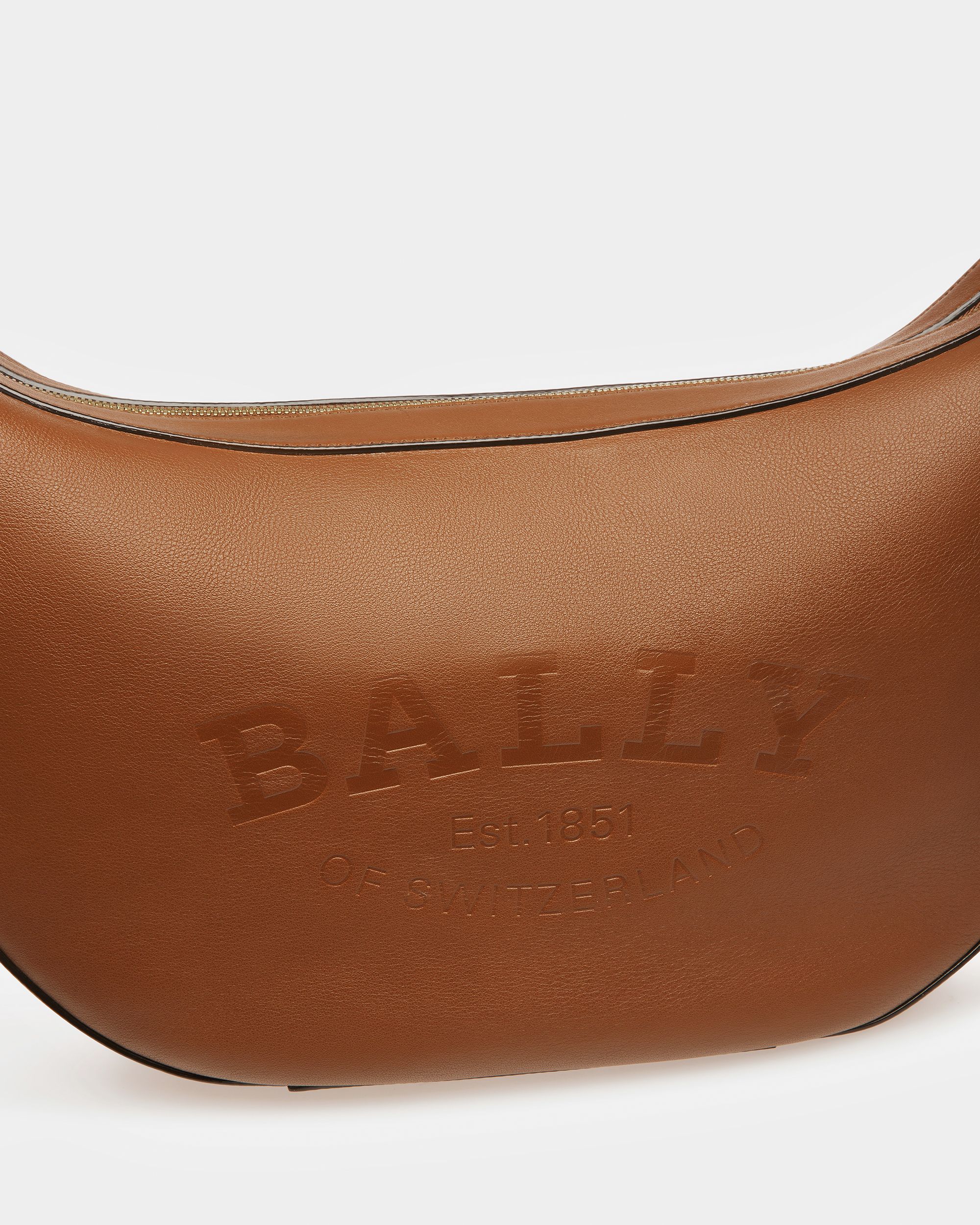 Charo ブラウン レザー ショルダーバッグ - 女性 - Bally - 05