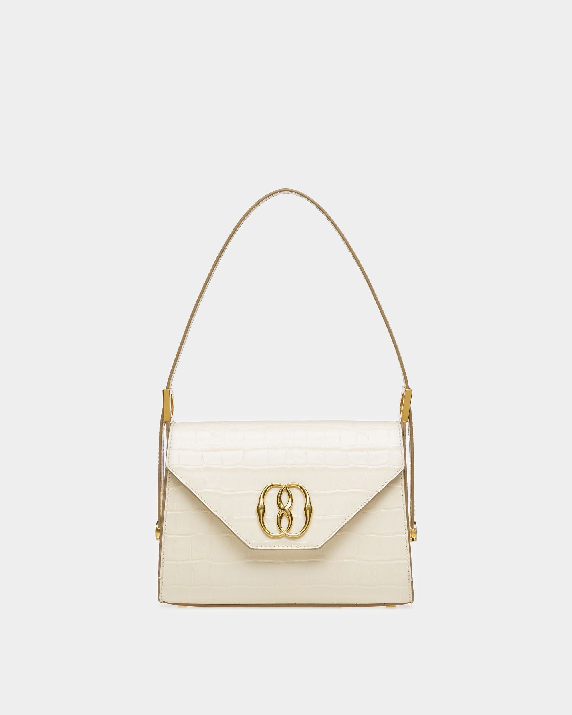 Emblem トップハンドル バッグ クロコダイルエンボスレザー - 女性 - Bally - 01