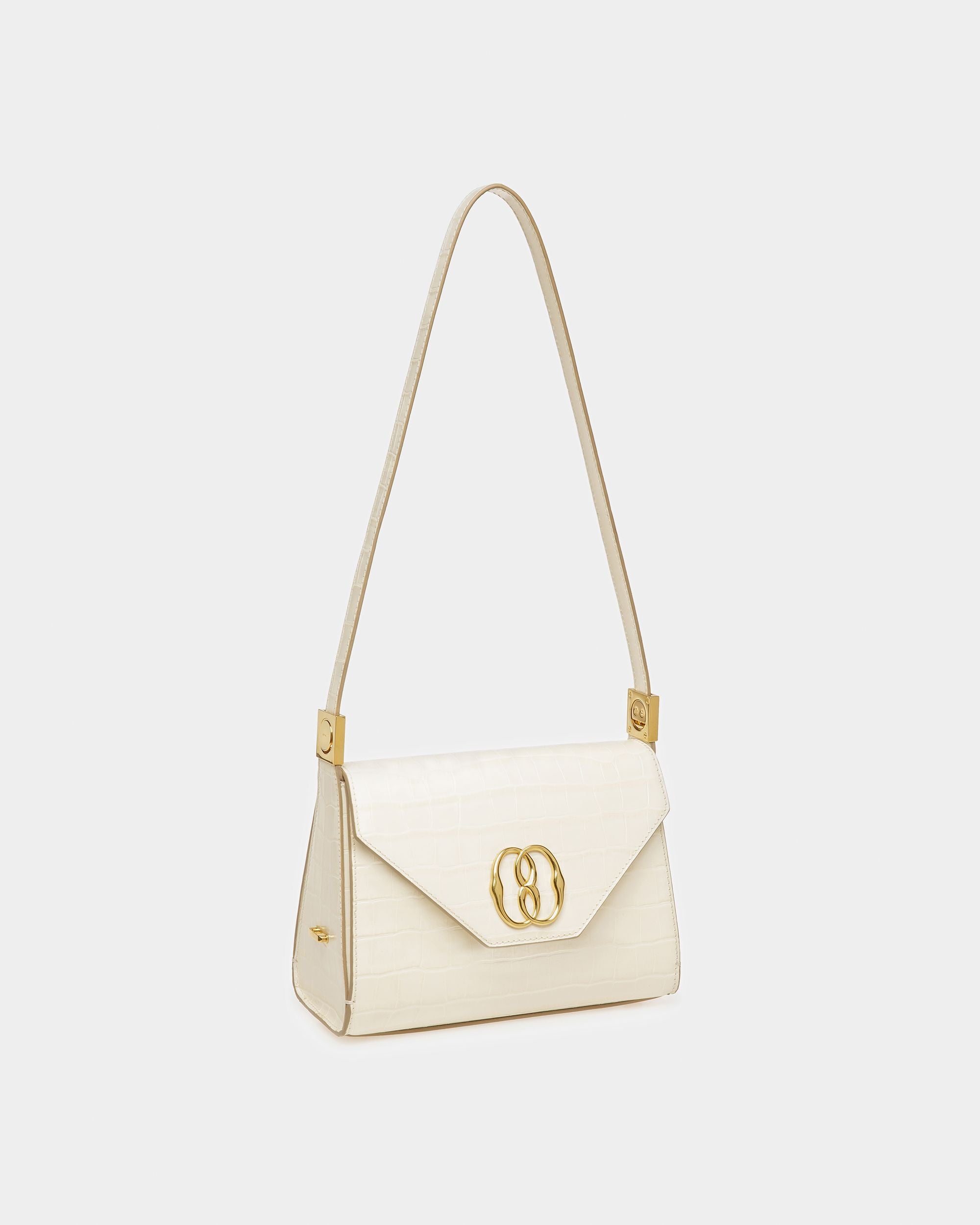 Emblem トップハンドル バッグ クロコダイルエンボスレザー - 女性 - Bally - 04