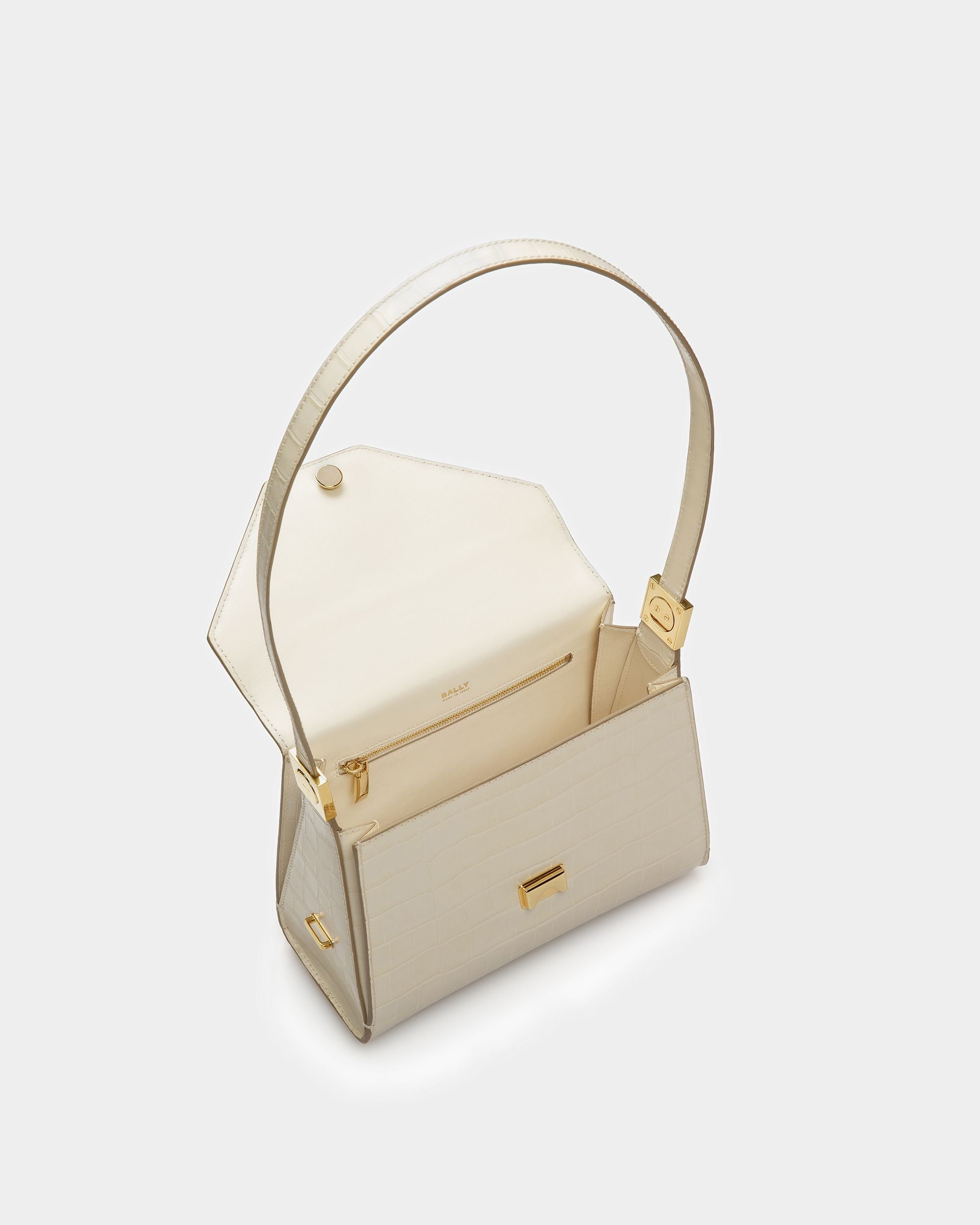 Emblem トップハンドル バッグ クロコダイルエンボスレザー - 女性 - Bally - 05