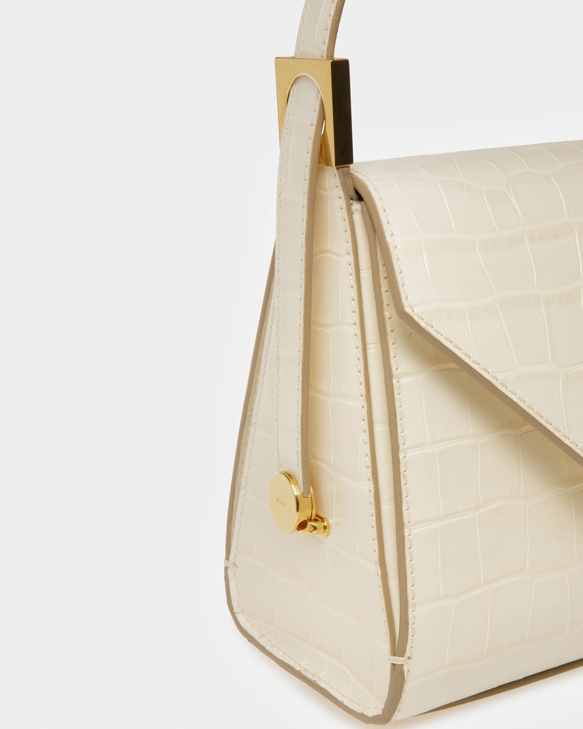 Emblem トップハンドル バッグ クロコダイルエンボスレザー - 女性 - Bally - 06