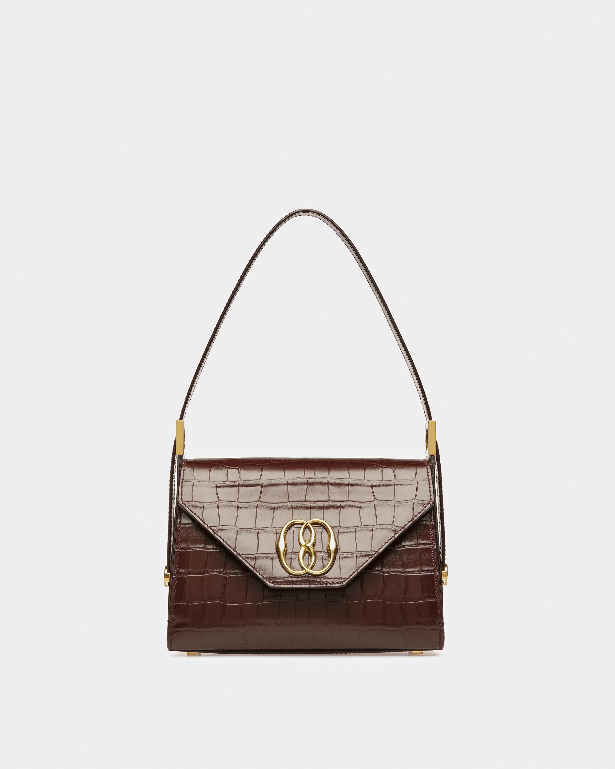 Emblem トップハンドル バッグ クロコダイルエンボスレザー - 女性 - Bally - 01