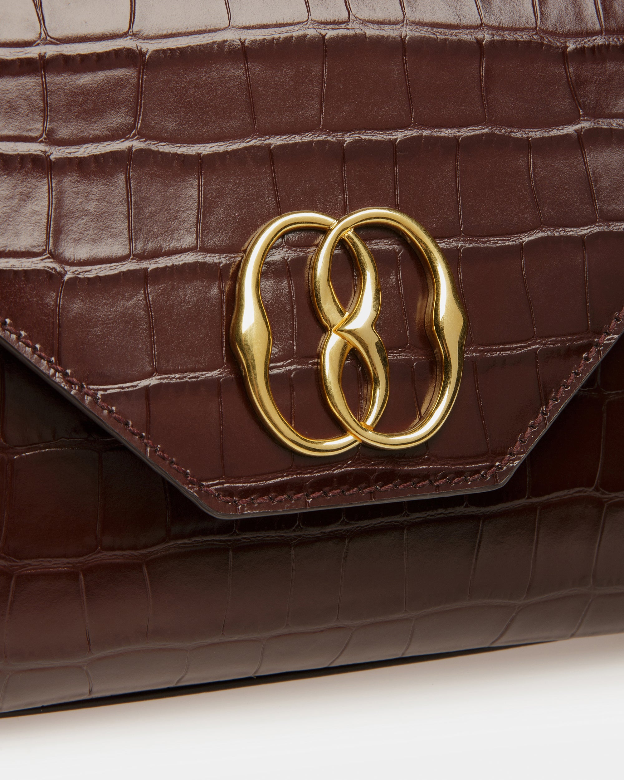 Emblem トップハンドル バッグ クロコダイルエンボスレザー - 女性 - Bally - 06