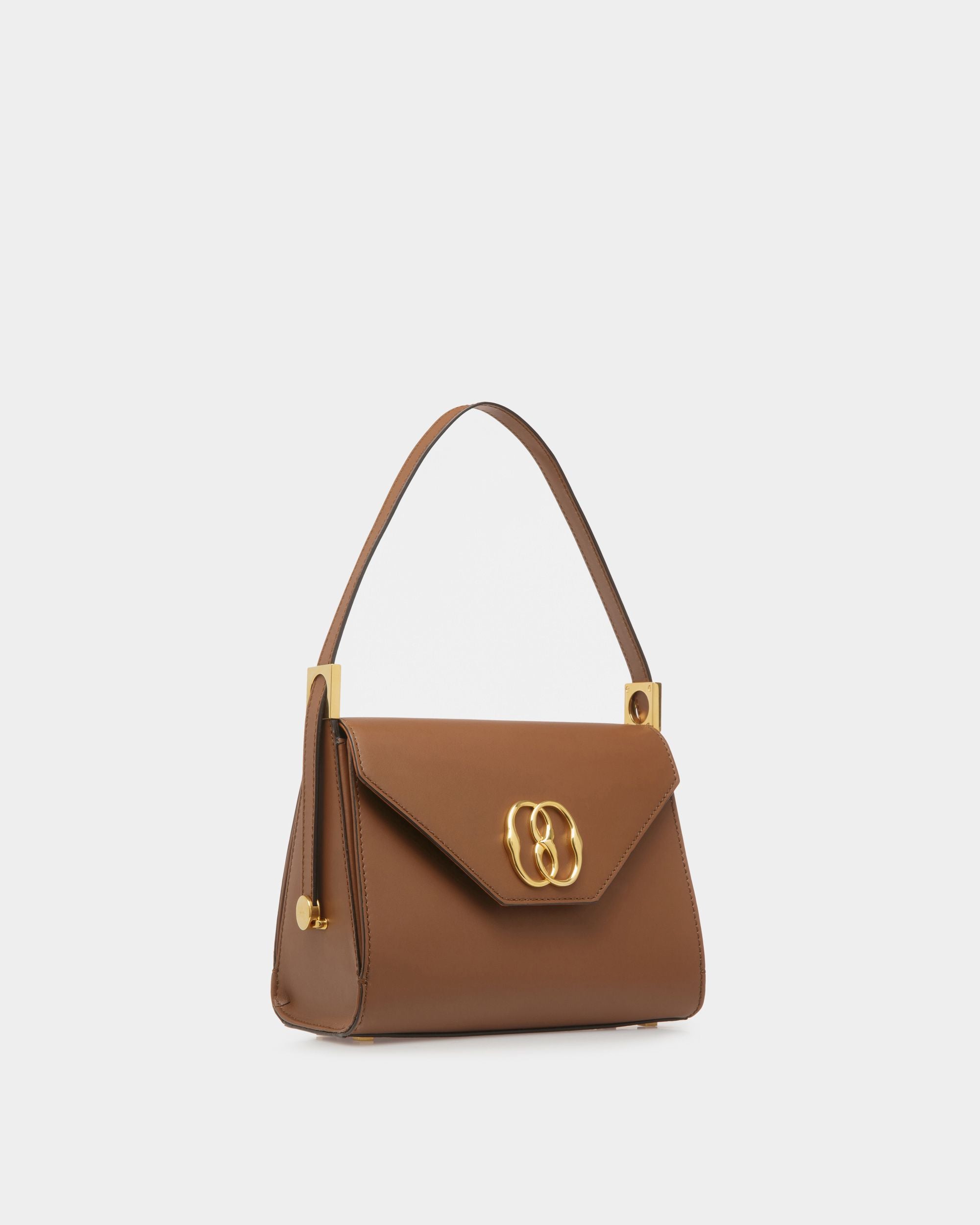 Emblem トップハンドルバッグ ブラウン レザー - 女性 - Bally - 03