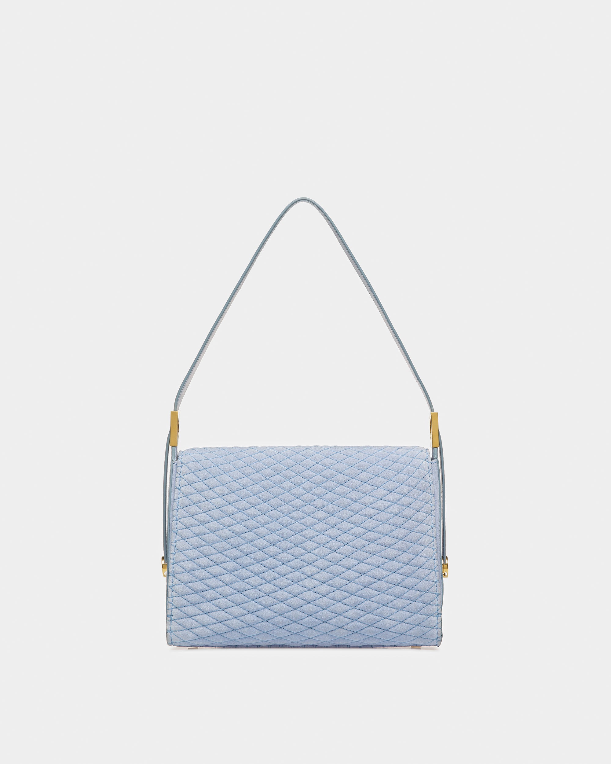 Emblem トップハンドル バッグ キルティング スエード - 女性 - Bally - 03