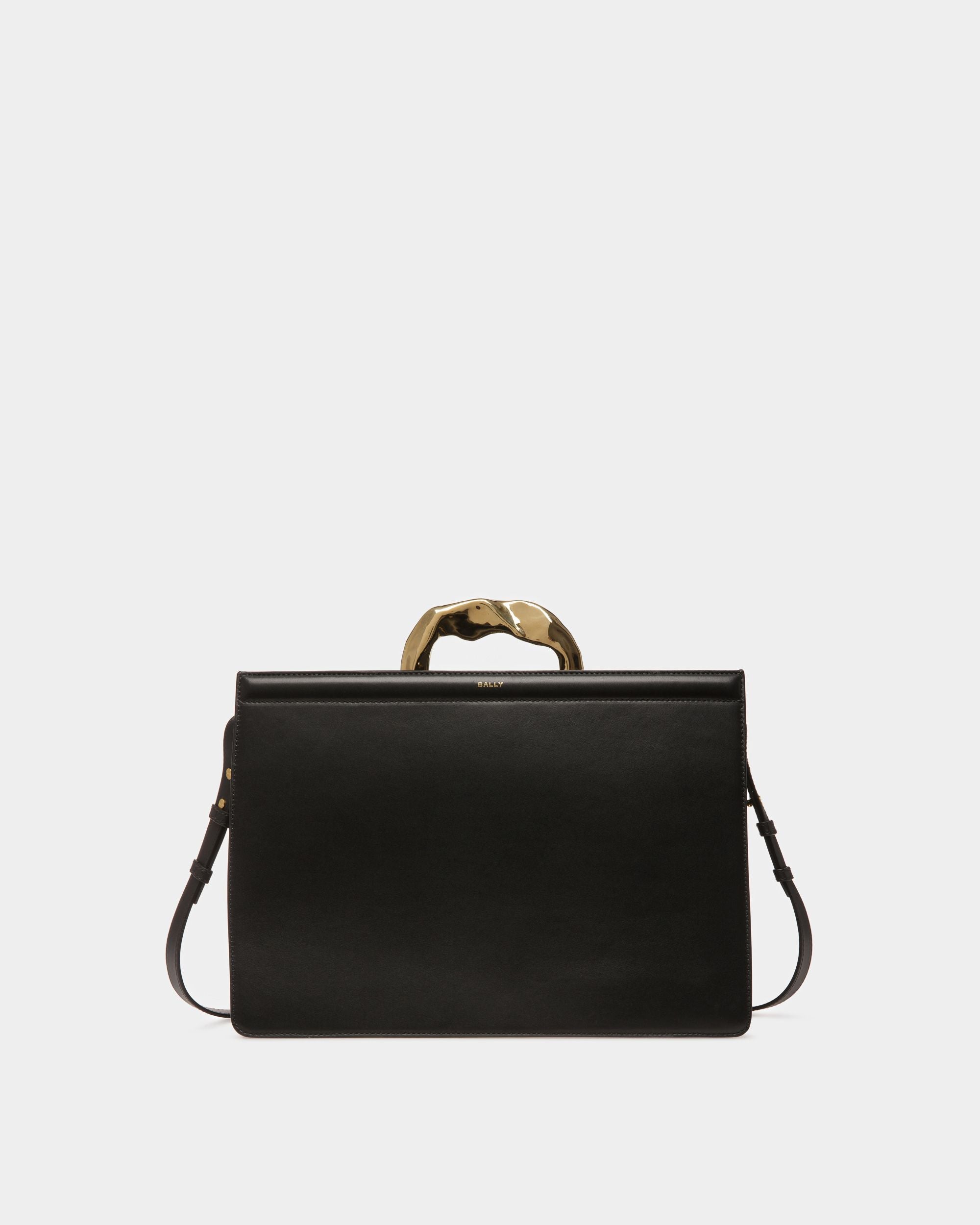 Baroque トップハンドルバッグ ブラック レザー - 女性 - Bally - 01