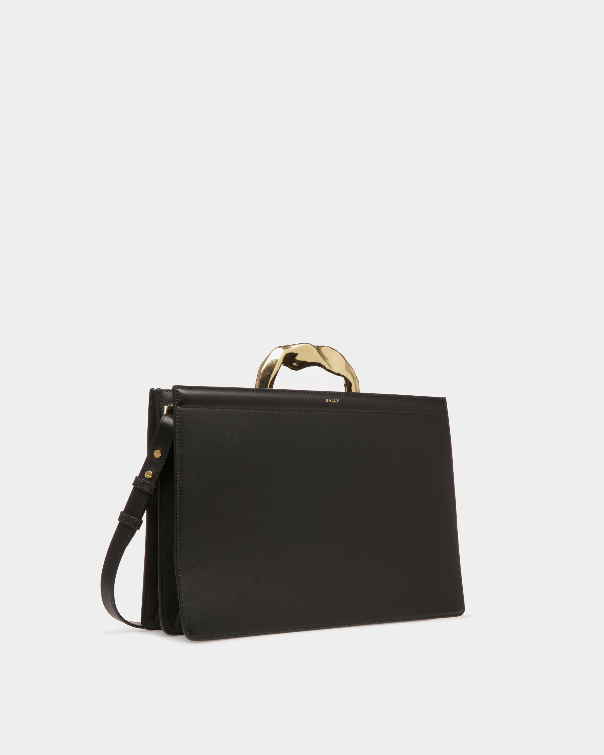 Baroque トップハンドルバッグ ブラック レザー - 女性 - Bally - 04