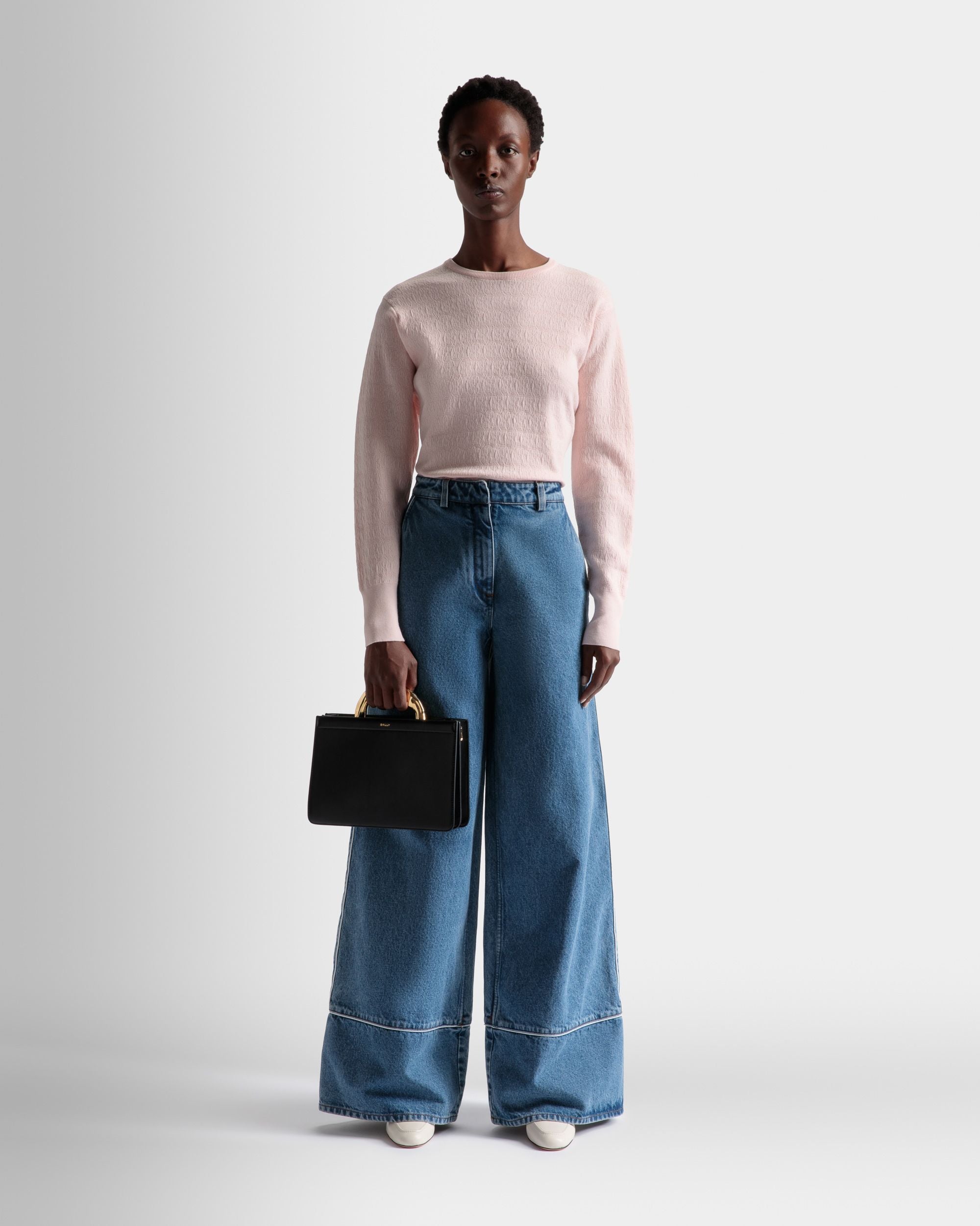 Baroque トップハンドルバッグ ブラック レザー - 女性 - Bally - 02