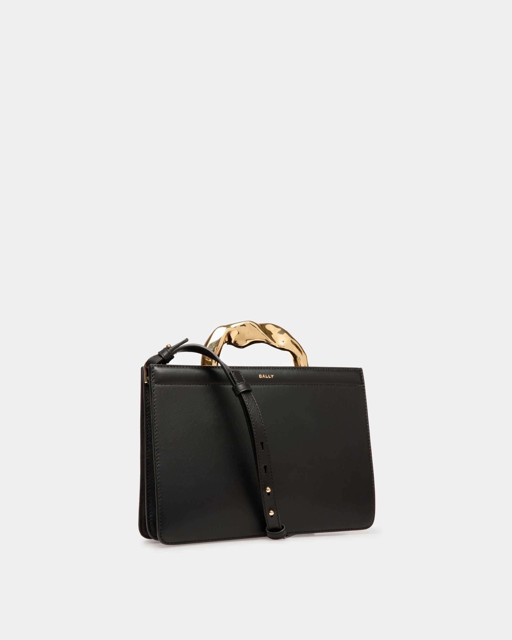Baroque トップハンドルバッグ ブラック レザー - 女性 - Bally - 04