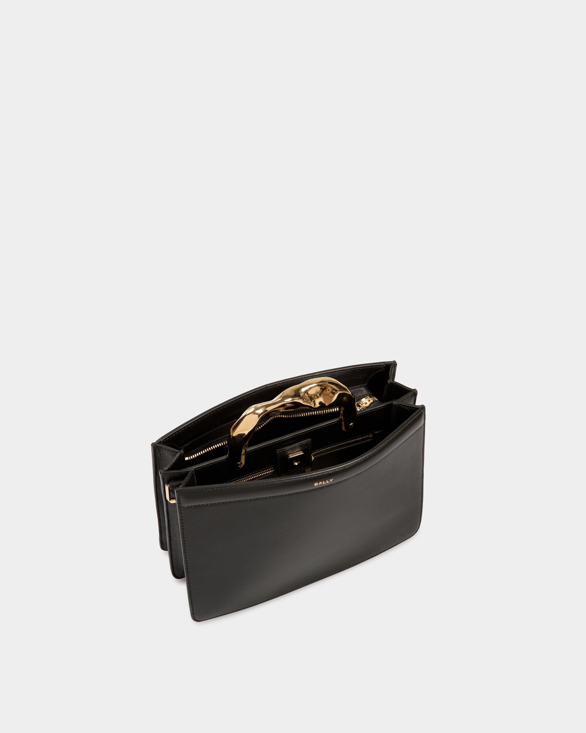 Baroque トップハンドルバッグ ブラック レザー - 女性 - Bally - 05