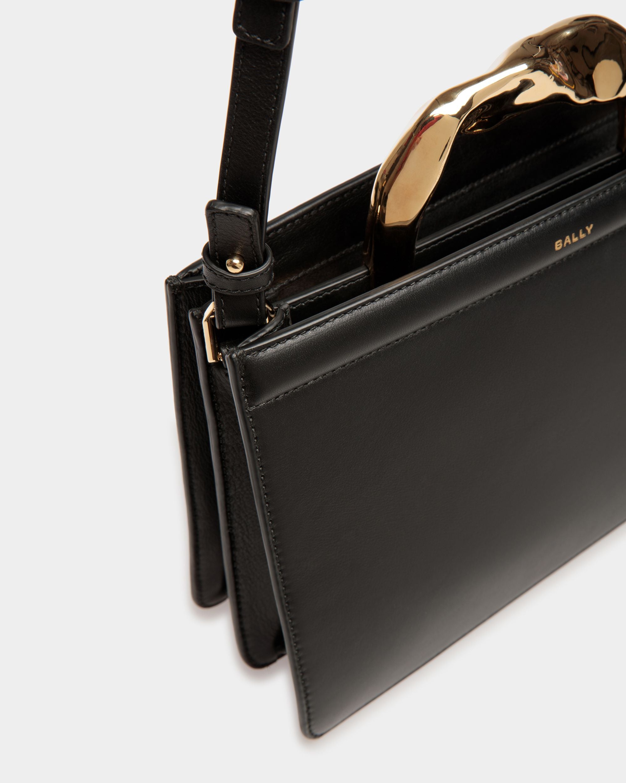 Baroque トップハンドルバッグ ブラック レザー - 女性 - Bally - 06