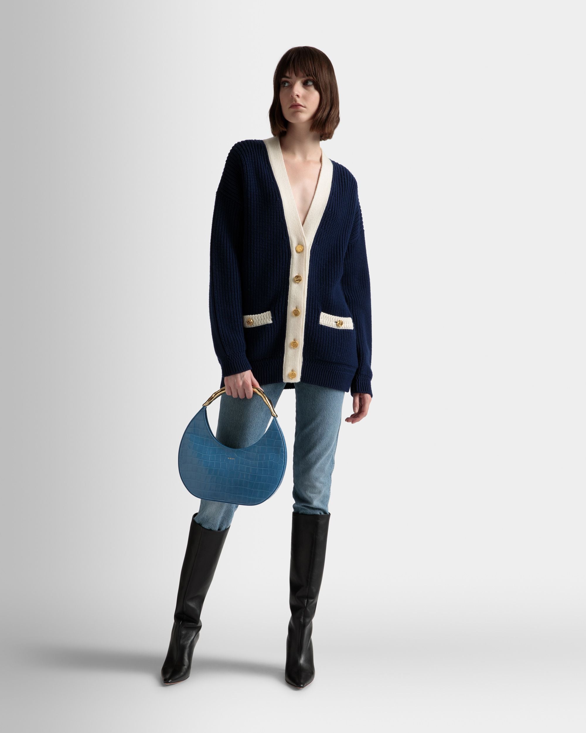 Baroque ホーボーバッグ ブルーキス レザー - 女性 - Bally - 02