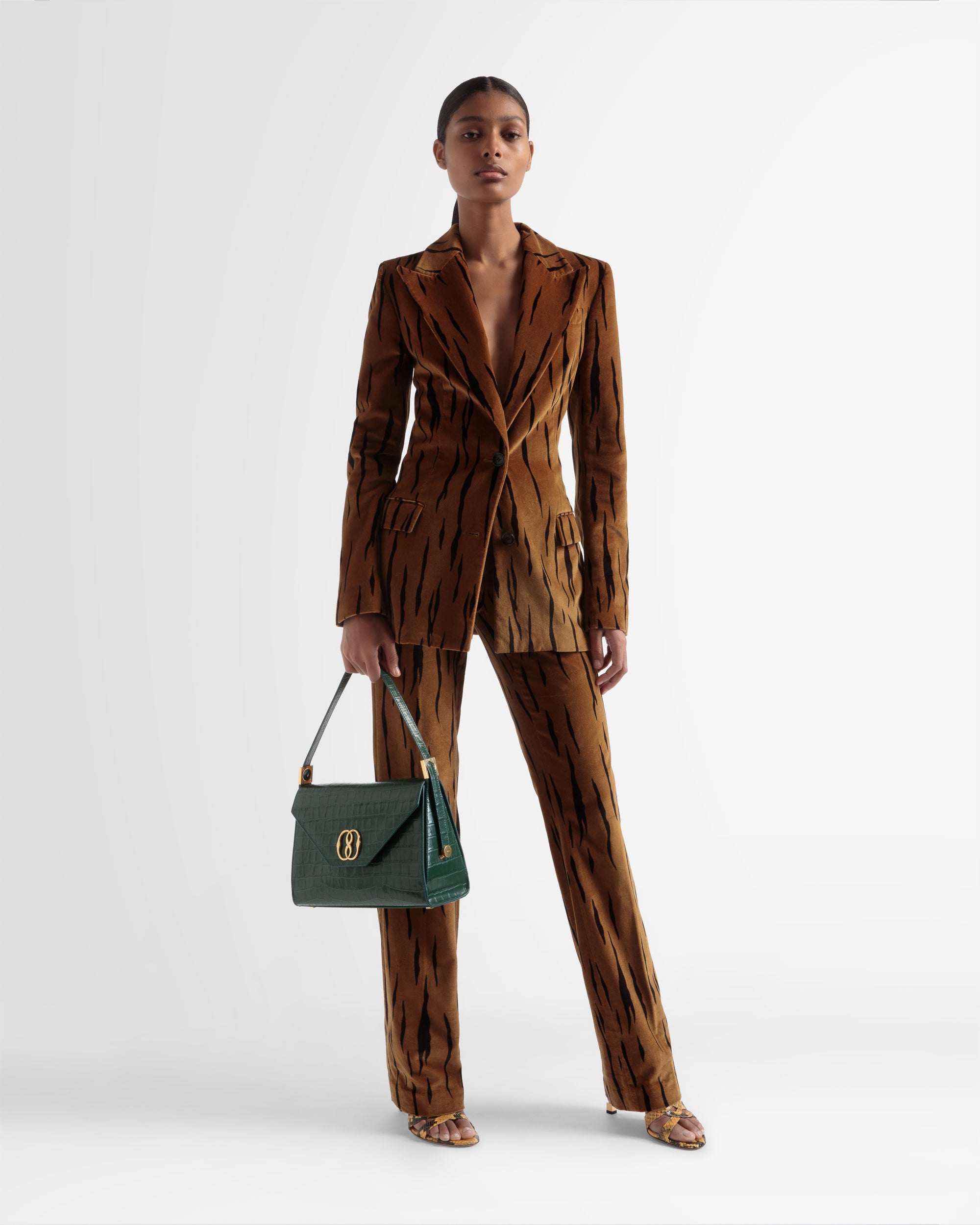 Emblem ショルダー バッグ クロコダイルエンボスレザー - 女性 - Bally - 02