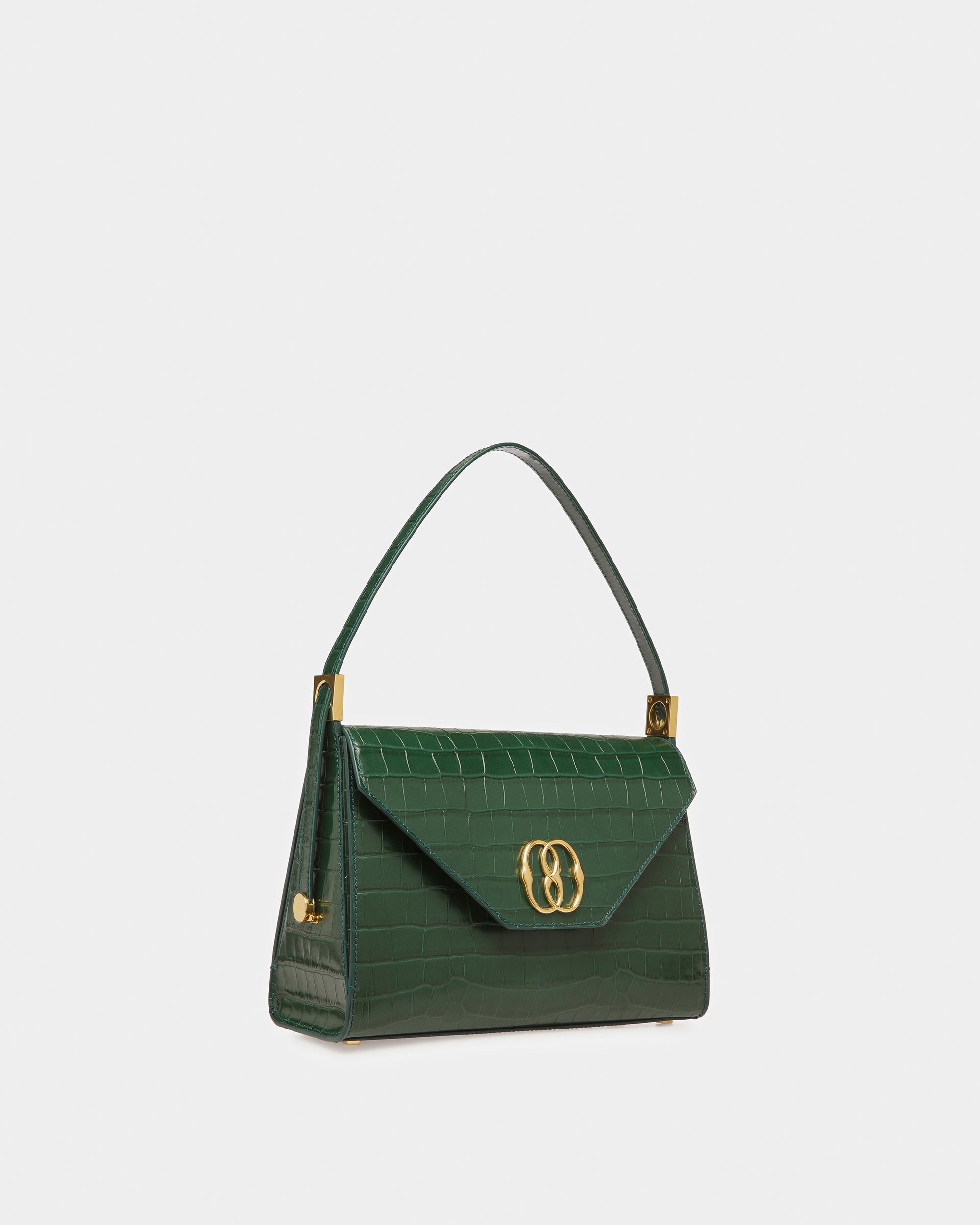 Emblem ショルダー バッグ クロコダイルエンボスレザー - 女性 - Bally - 04