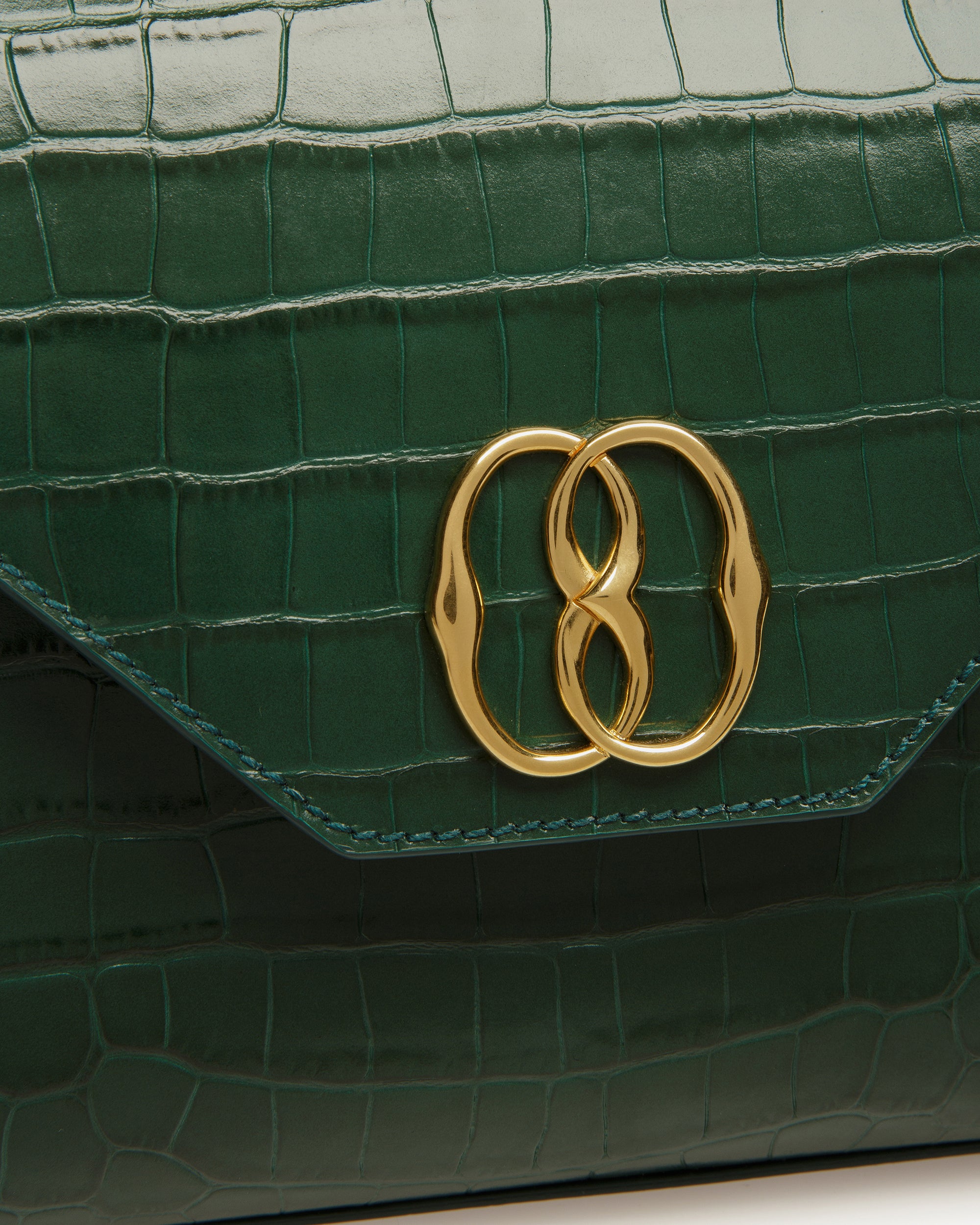 Emblem ショルダー バッグ クロコダイルエンボスレザー - 女性 - Bally - 06