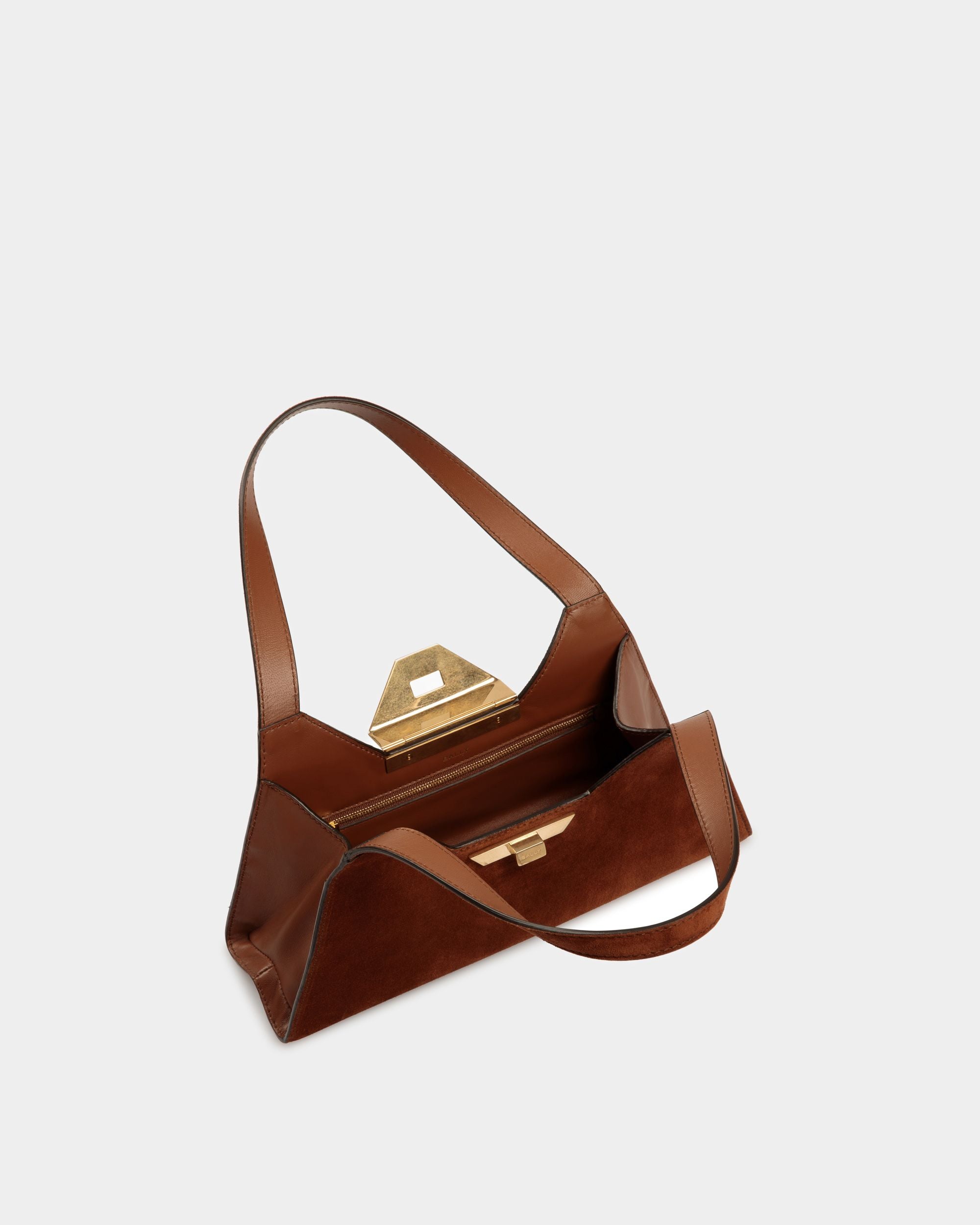Trilliant Small ショルダーバッグ ブラウン スエード レザー - 女性 - Bally - 05