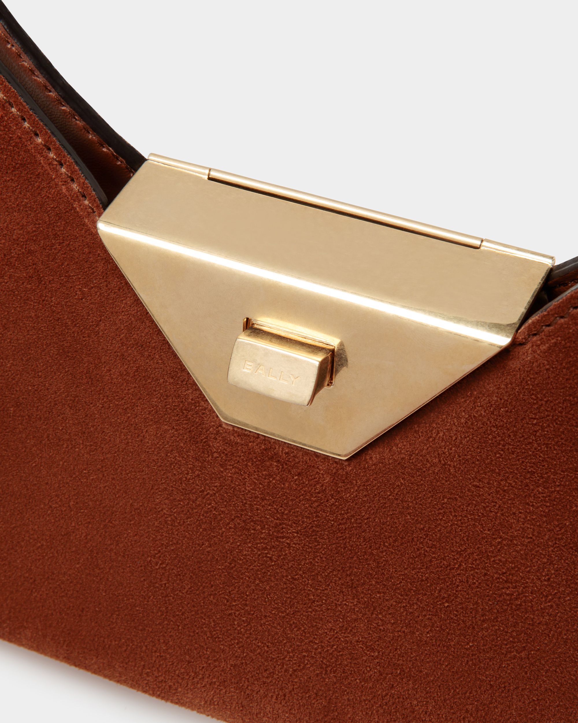 Trilliant Small ショルダーバッグ ブラウン スエード レザー - 女性 - Bally - 06