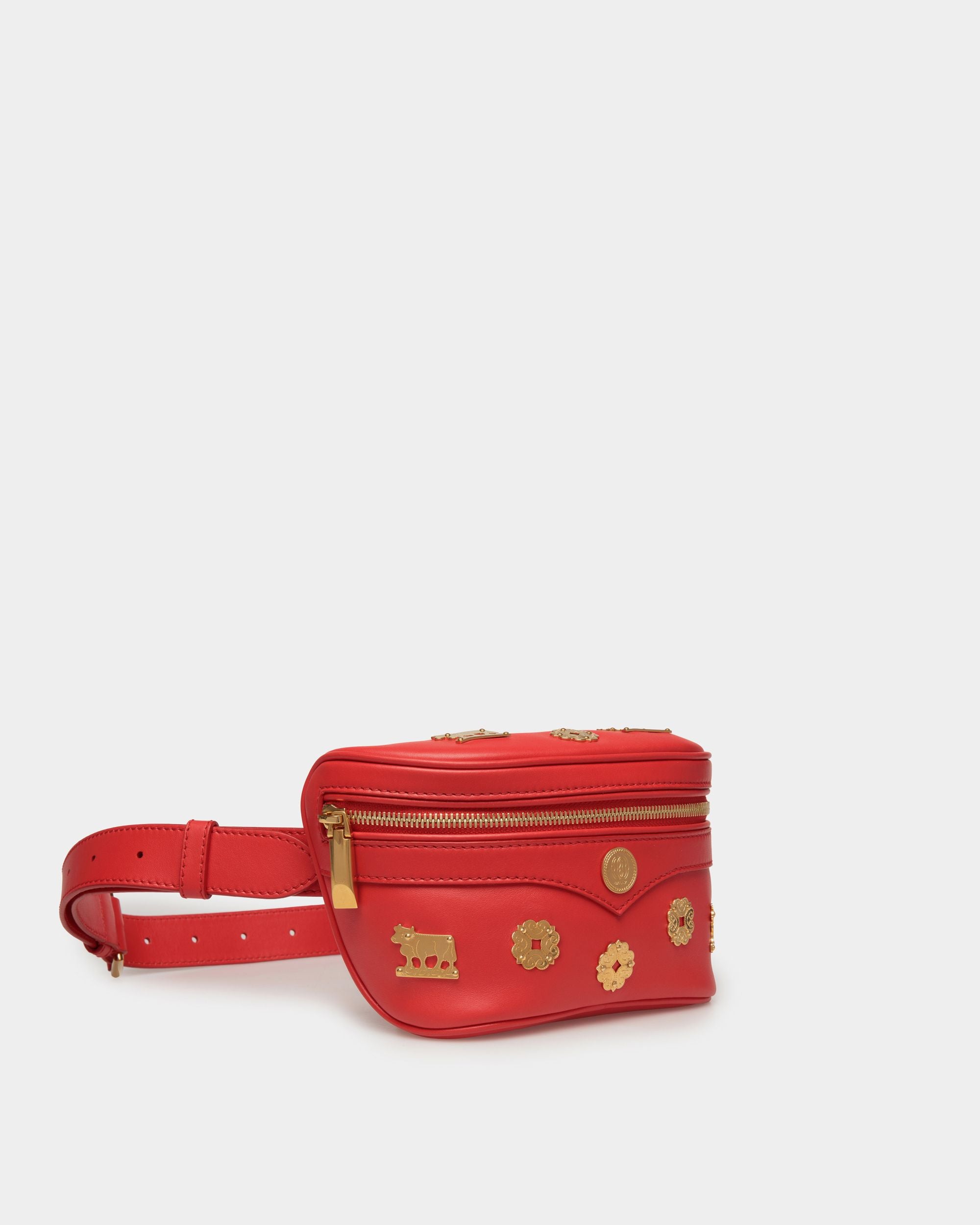 Mountain ベルトバッグ レッド レザー - 女性 - Bally - 04