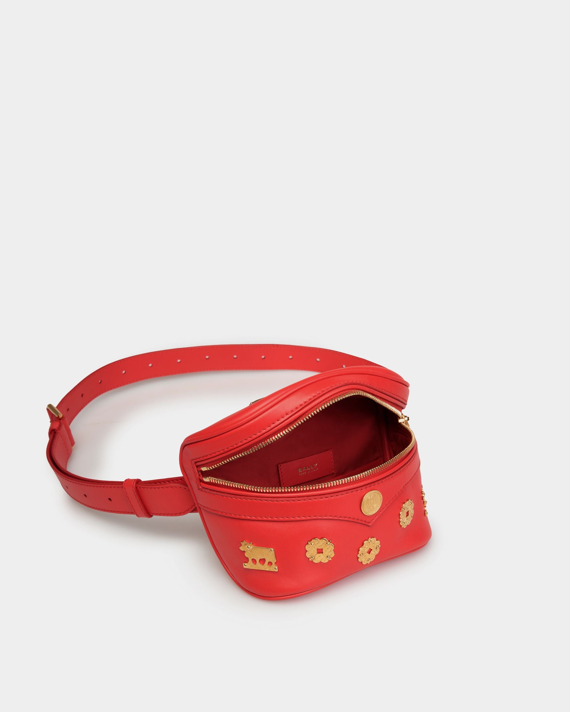Mountain ベルトバッグ レッド レザー - 女性 - Bally - 05