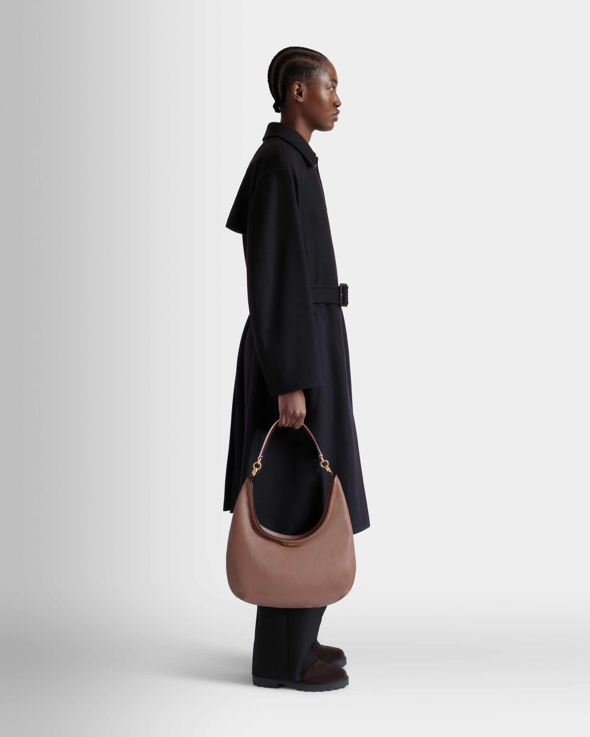 Code ホーボーバッグ ブラウン レザー - 女性 - Bally - 02