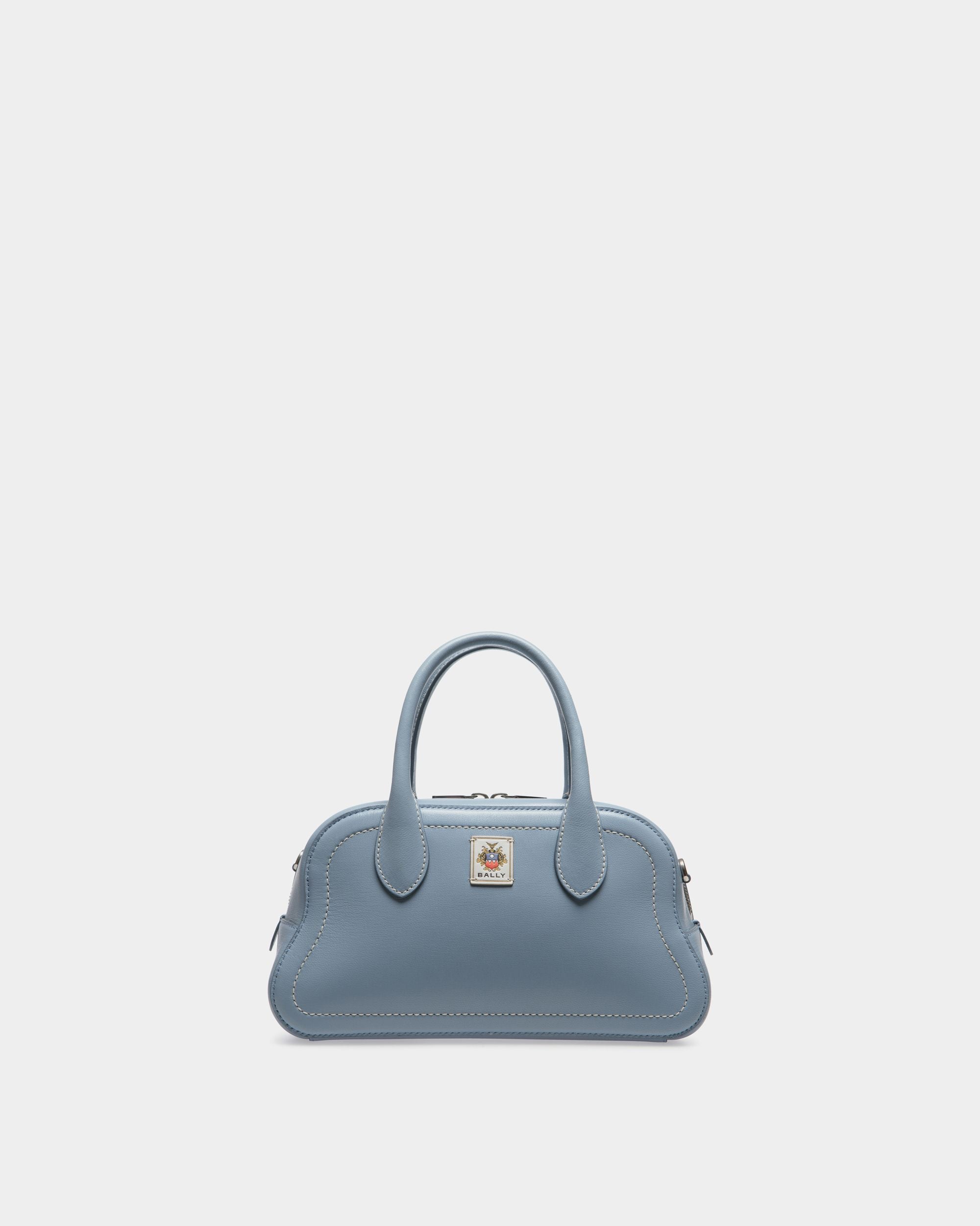 Unda トップハンドルバッグ ライトブルー グレインレザー - 女性 - Bally - 01