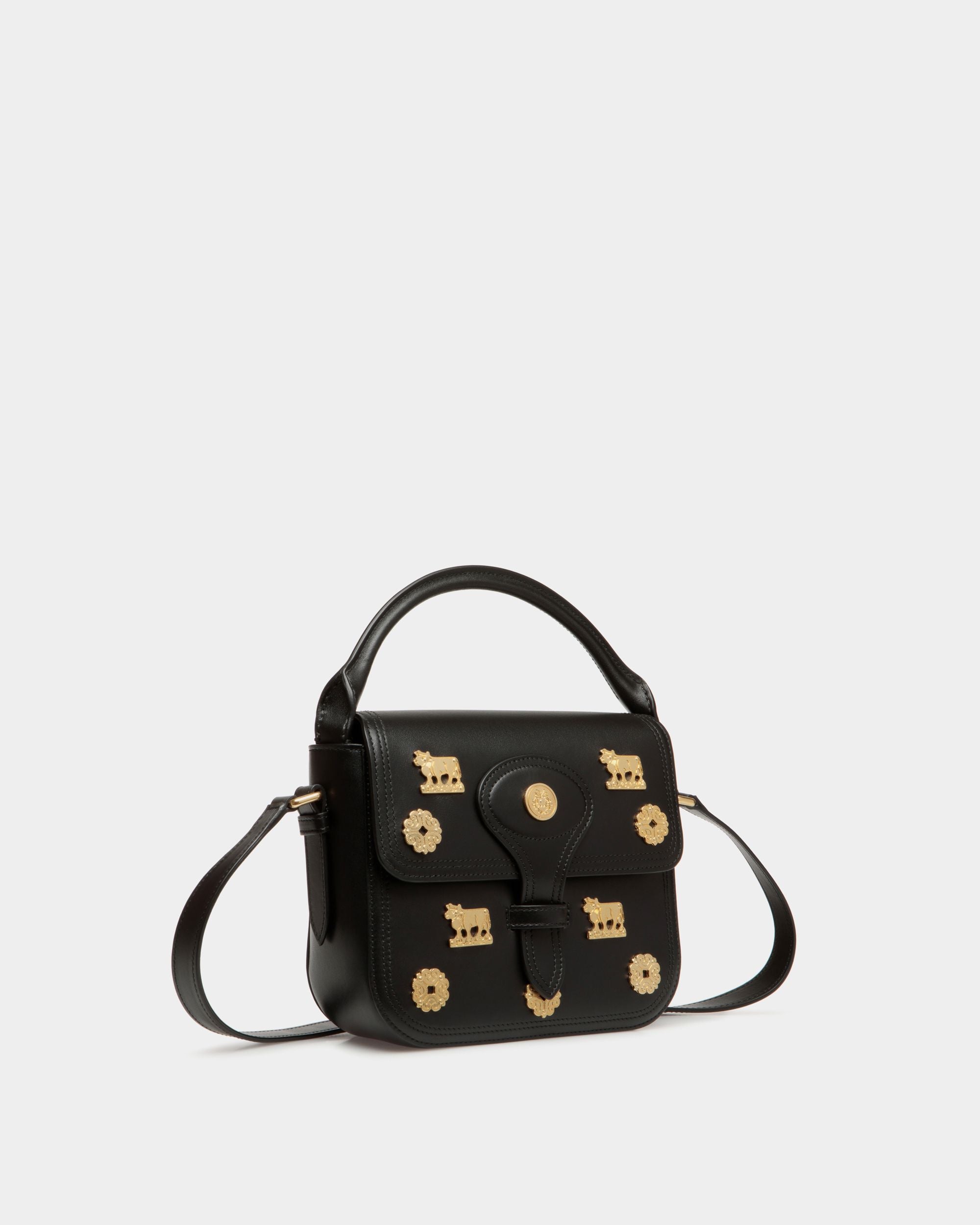 Beckett ミニバッグ ブラック レザー スタッズ - 女性 - Bally - 04