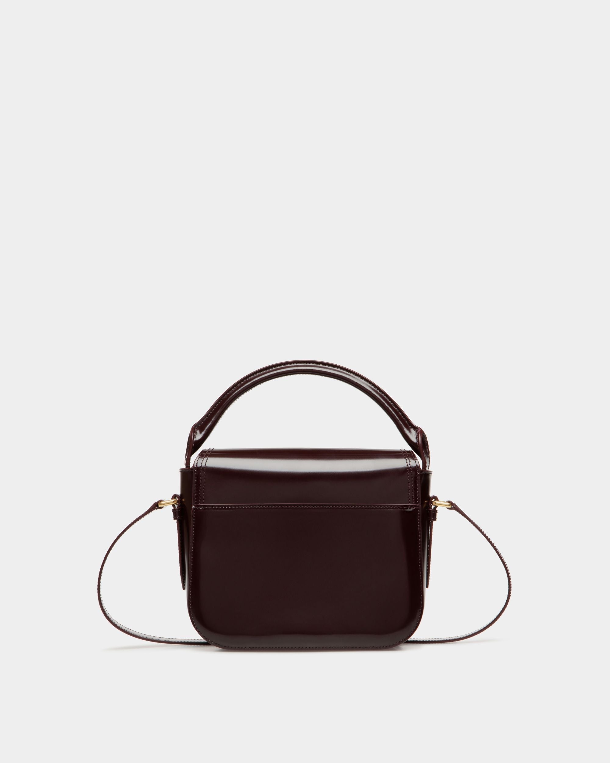 Beckett ミニバッグ ディープバーガンディ ブラッシュドレザー - 女性 - Bally - 03
