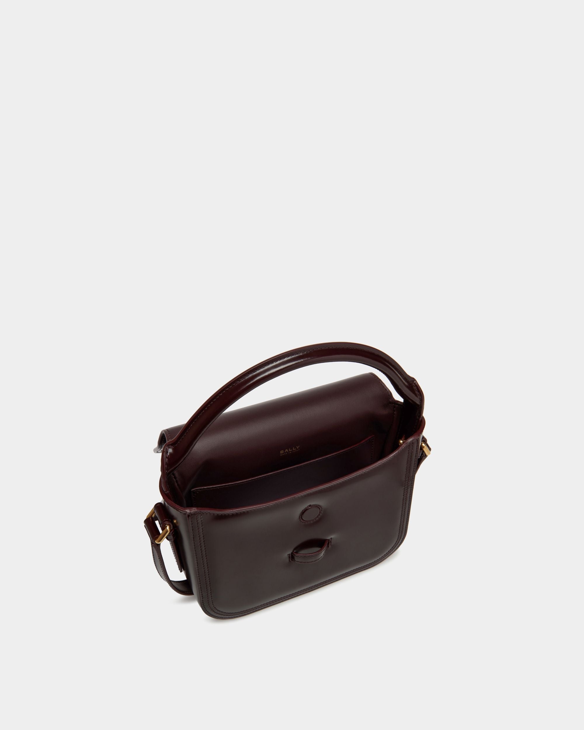 Beckett ミニバッグ ディープバーガンディ ブラッシュドレザー - 女性 - Bally - 05
