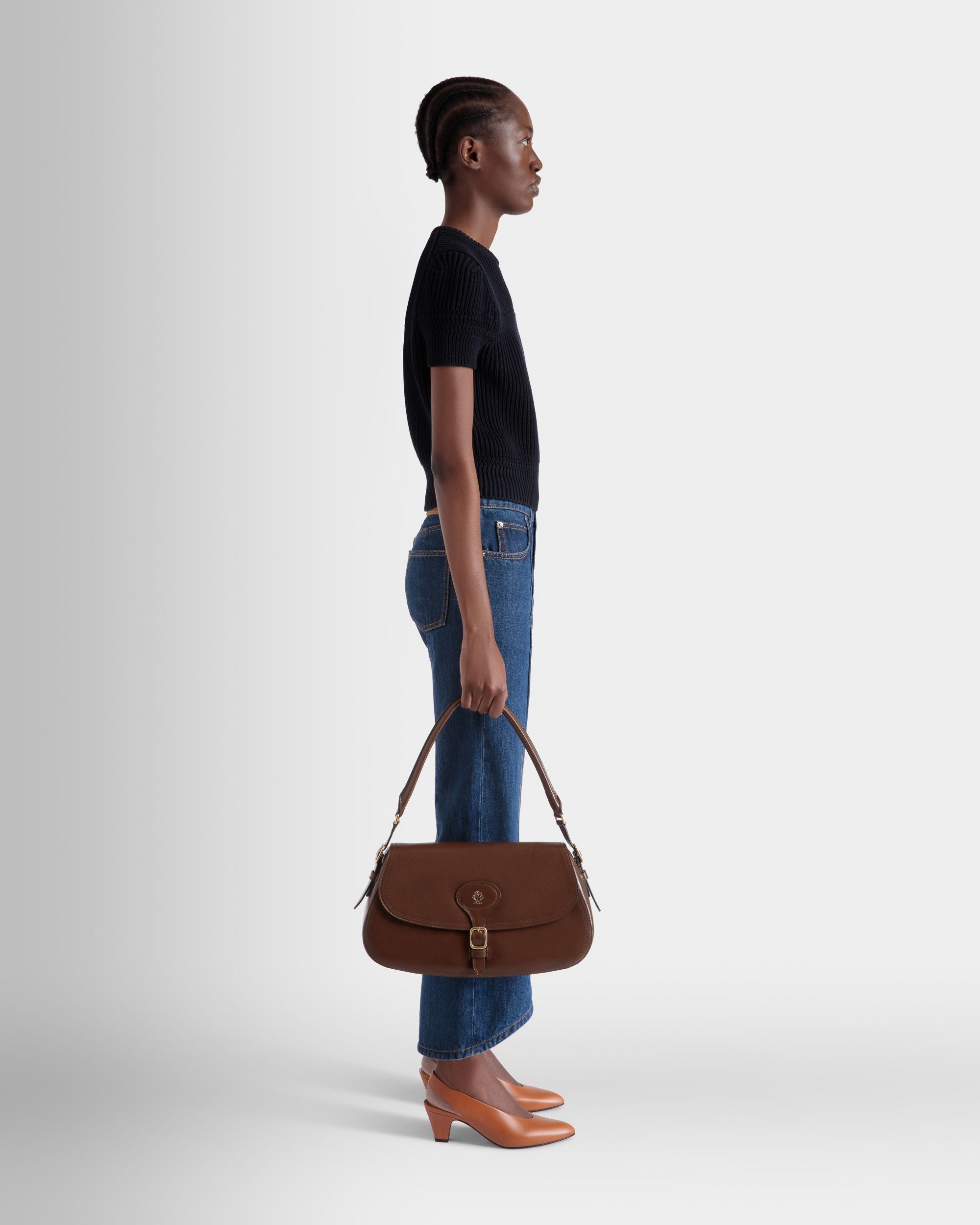 Beckett ショルダーバッグ マロングラッセ レザー - 女性 - Bally - 02