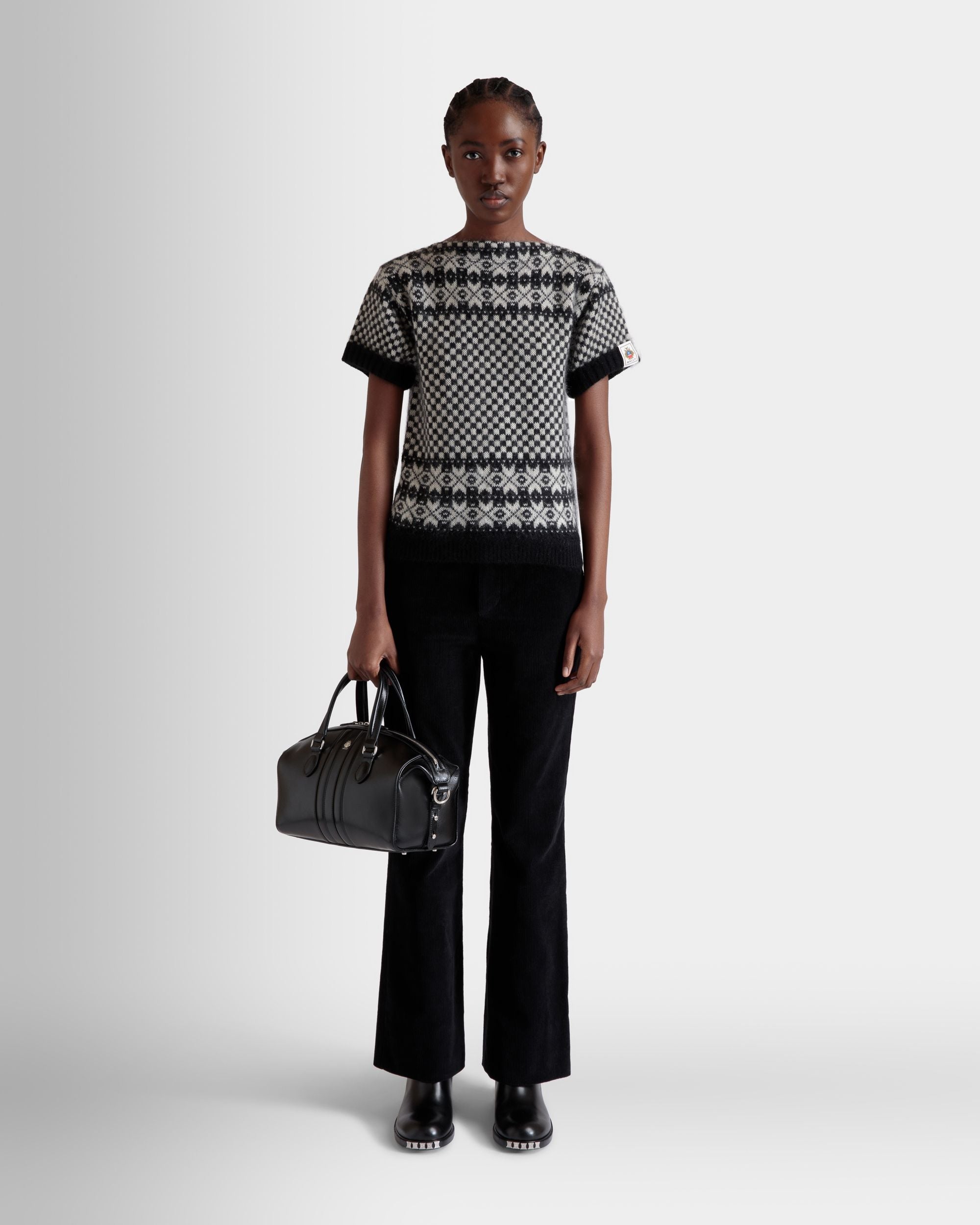 Beckett トップハンドルバッグ ブラック レザー - 女性 - Bally - 02