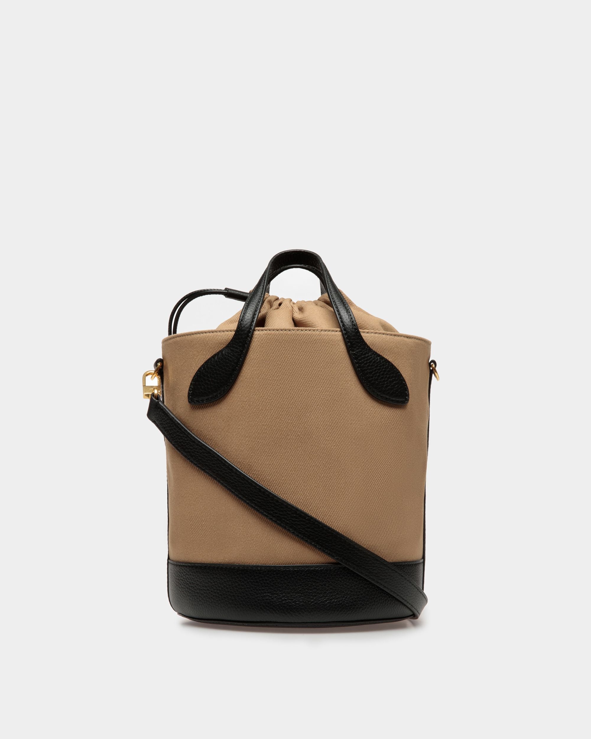 Bar バケットバッグ サンド＆ブラック ファブリック - 女性 - Bally - 02