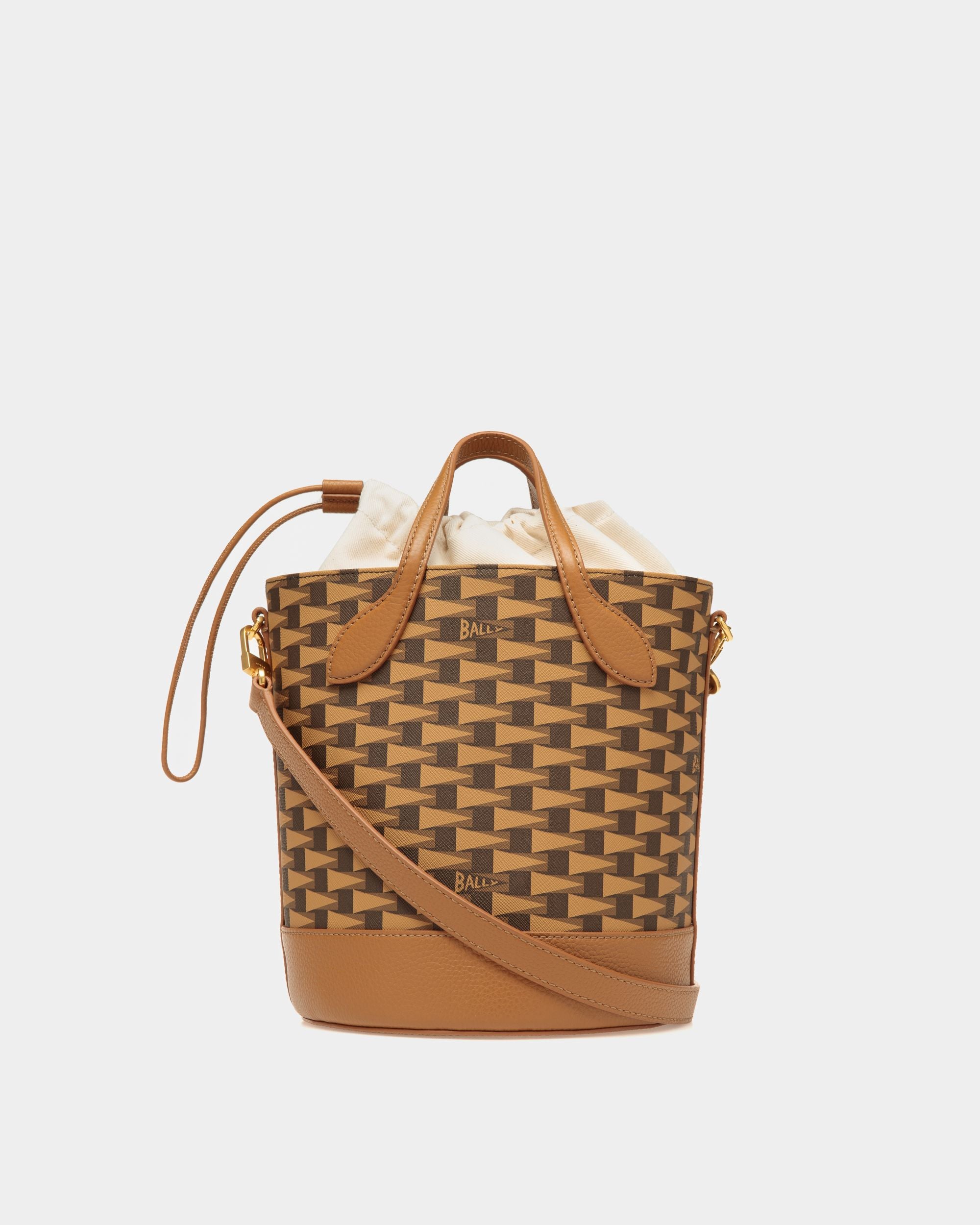 Pennant バケットバッグ デザートブラウン TPU - 女性 - Bally - 02