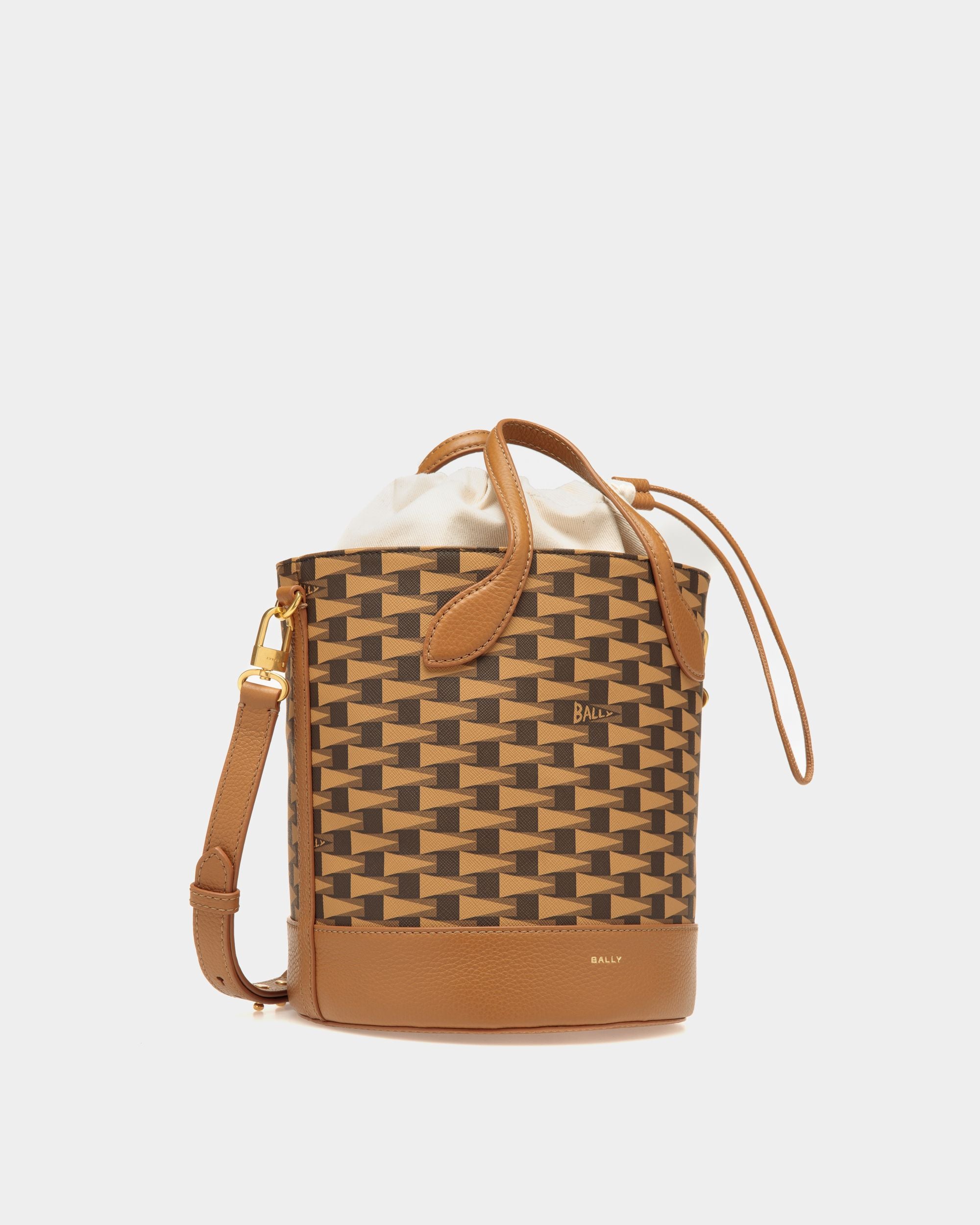 Pennant バケットバッグ デザートブラウン TPU - 女性 - Bally - 03
