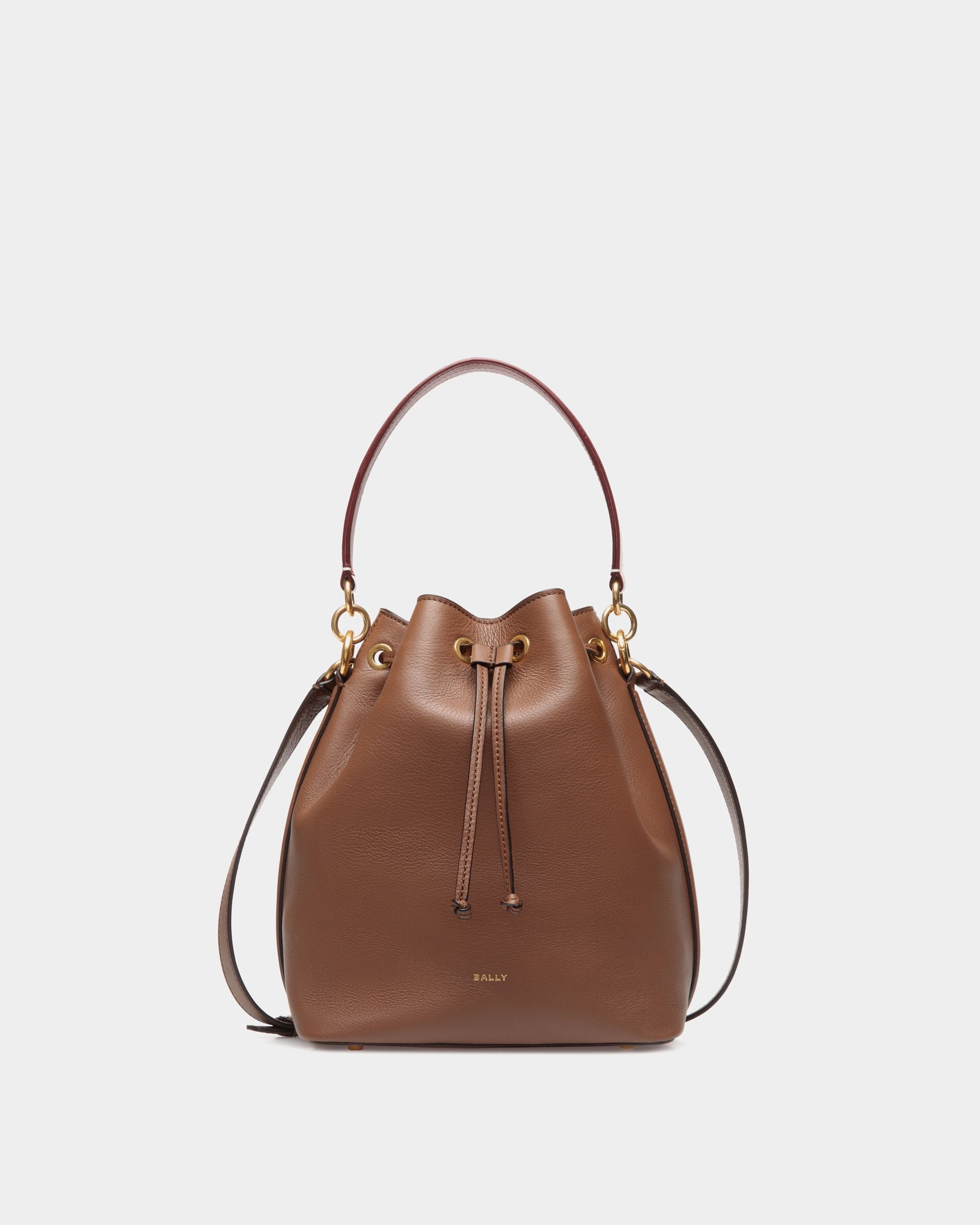 Code バケットバッグ ブラウン レザー - 女性 - Bally - 01