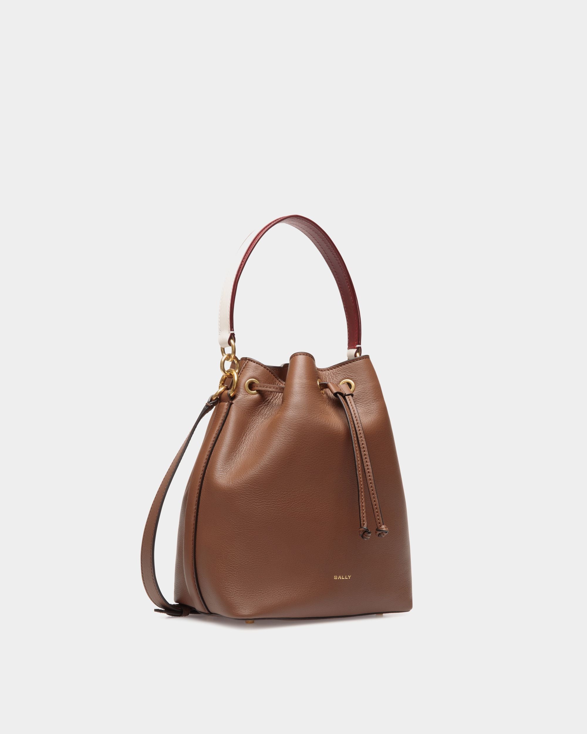 Code バケットバッグ ブラウン レザー - 女性 - Bally - 03