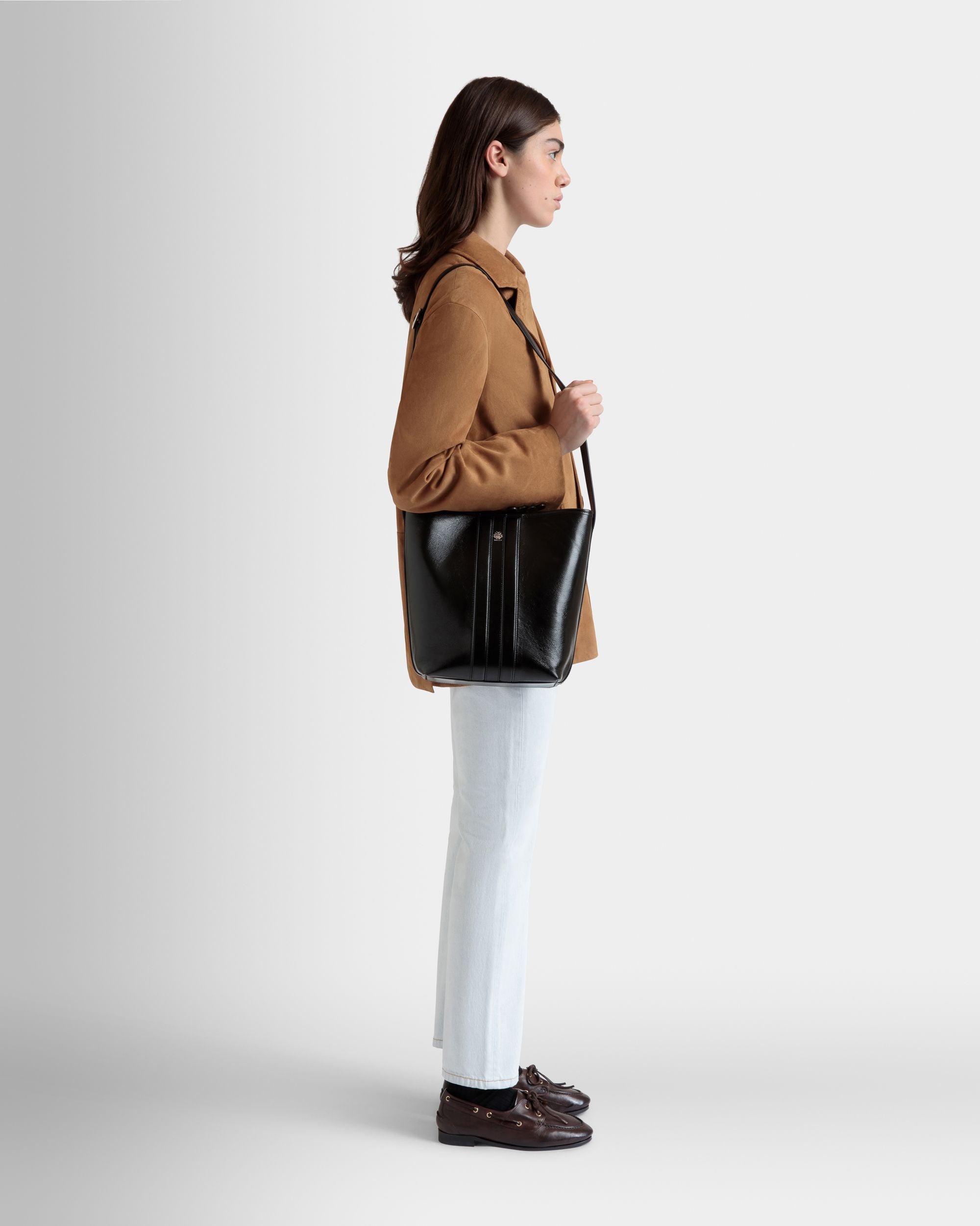 Beckett バケットバッグ ブラック レザー - 女性 - Bally - 02