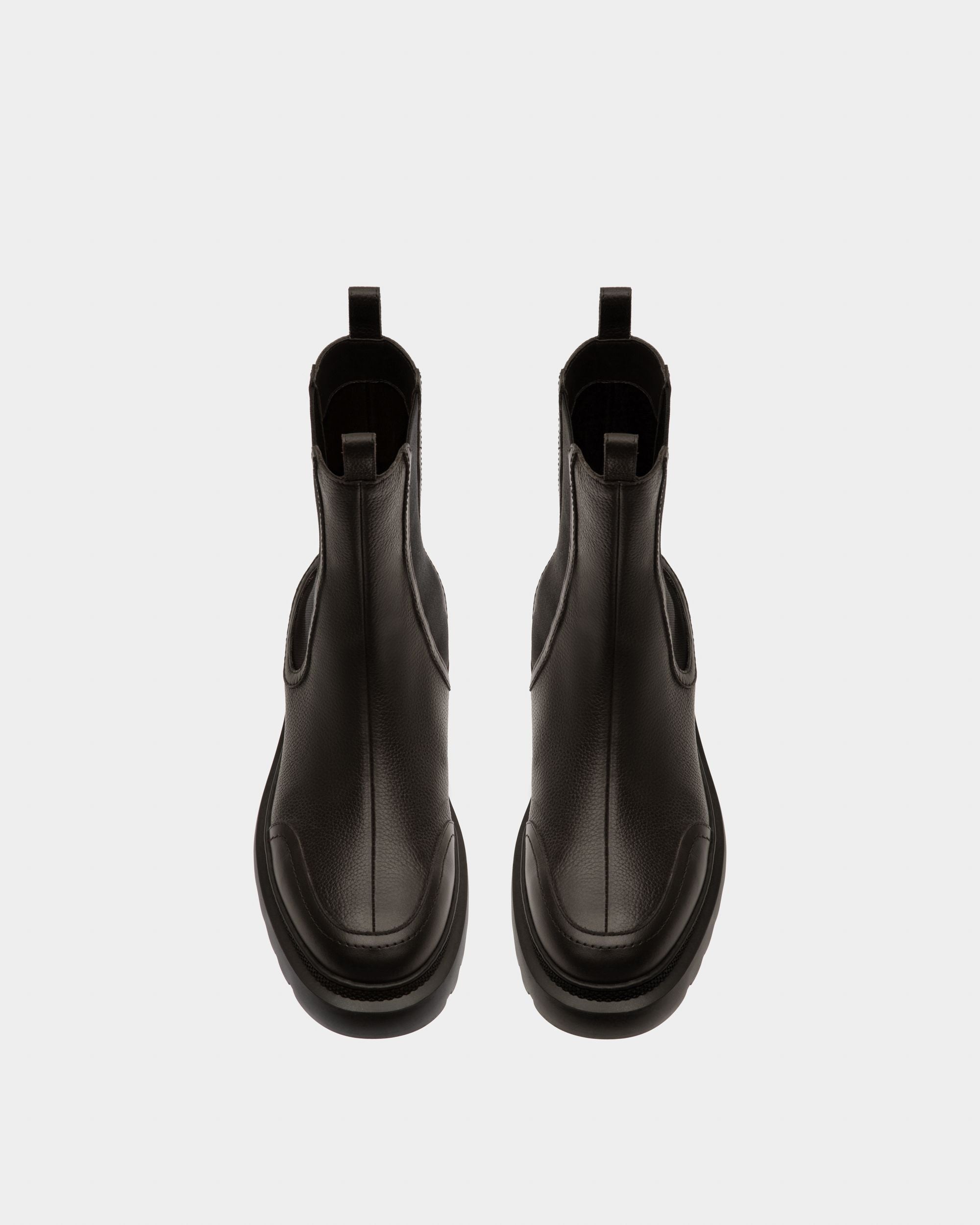 Ginny Flat ブラック レザー ブーツ - 女性 - Bally - 02