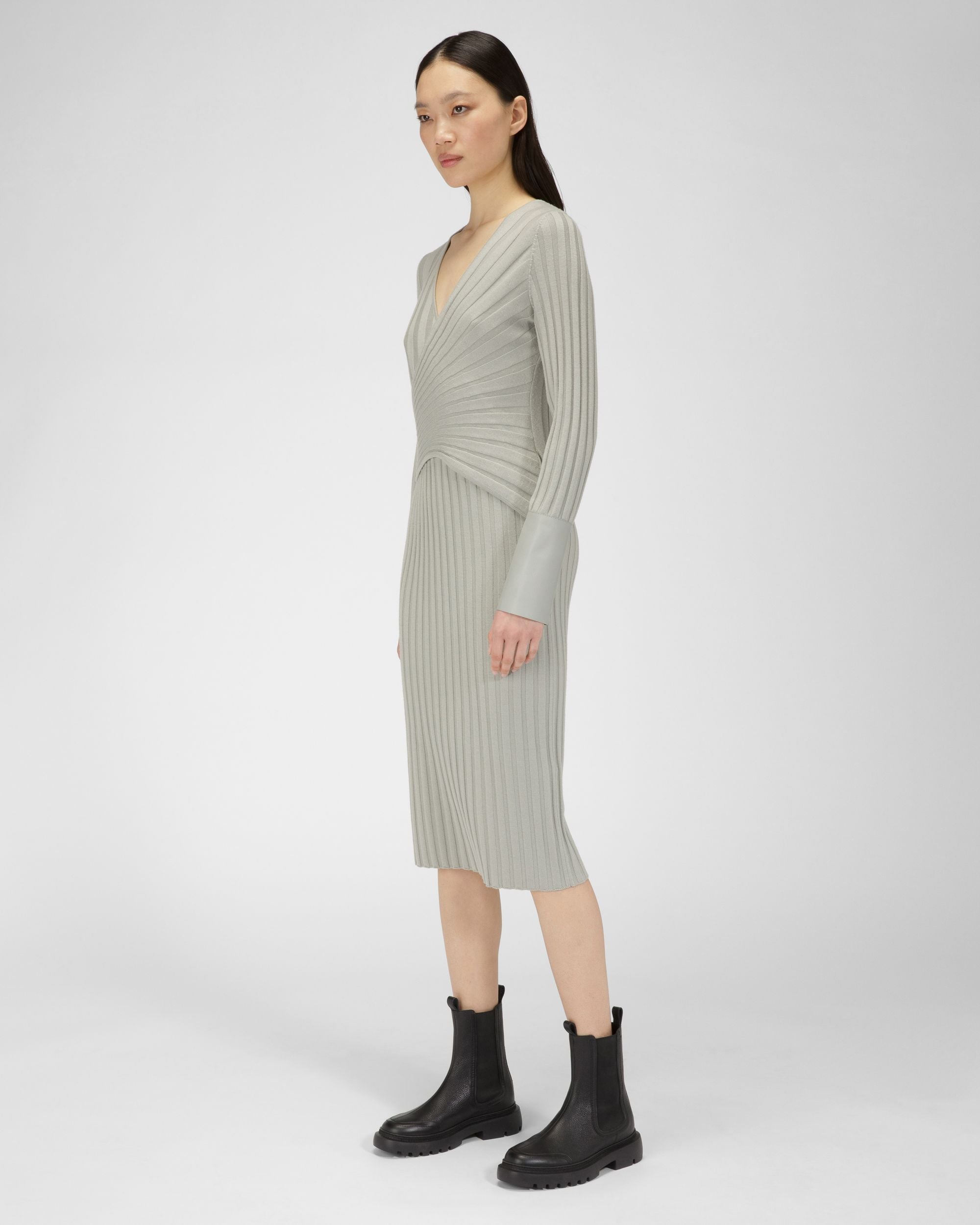 Ginny Flat ブラック レザー ブーツ - 女性 - Bally - 03