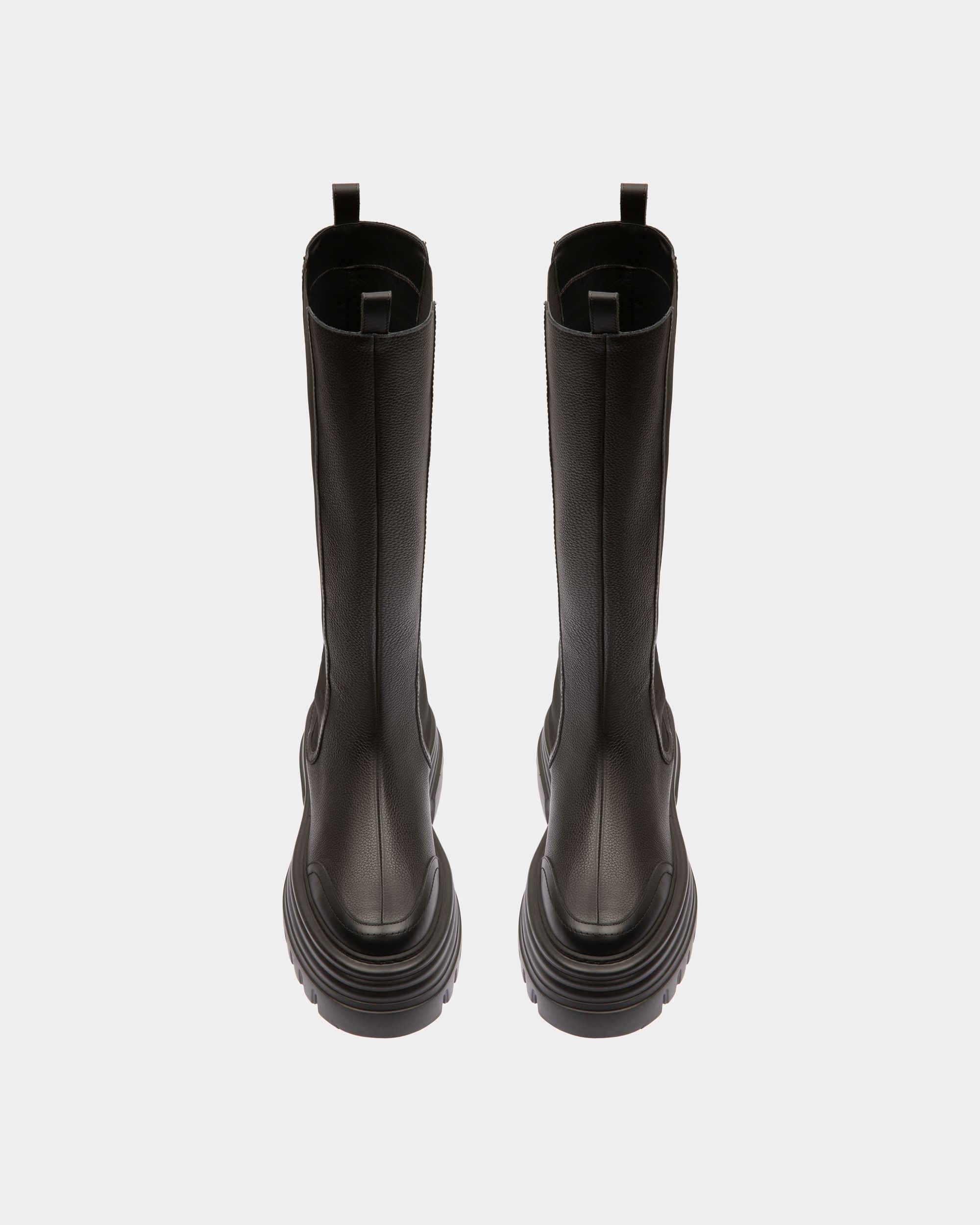 Galeen ブラック レザー ロングブーツ - 女性 - Bally - 02