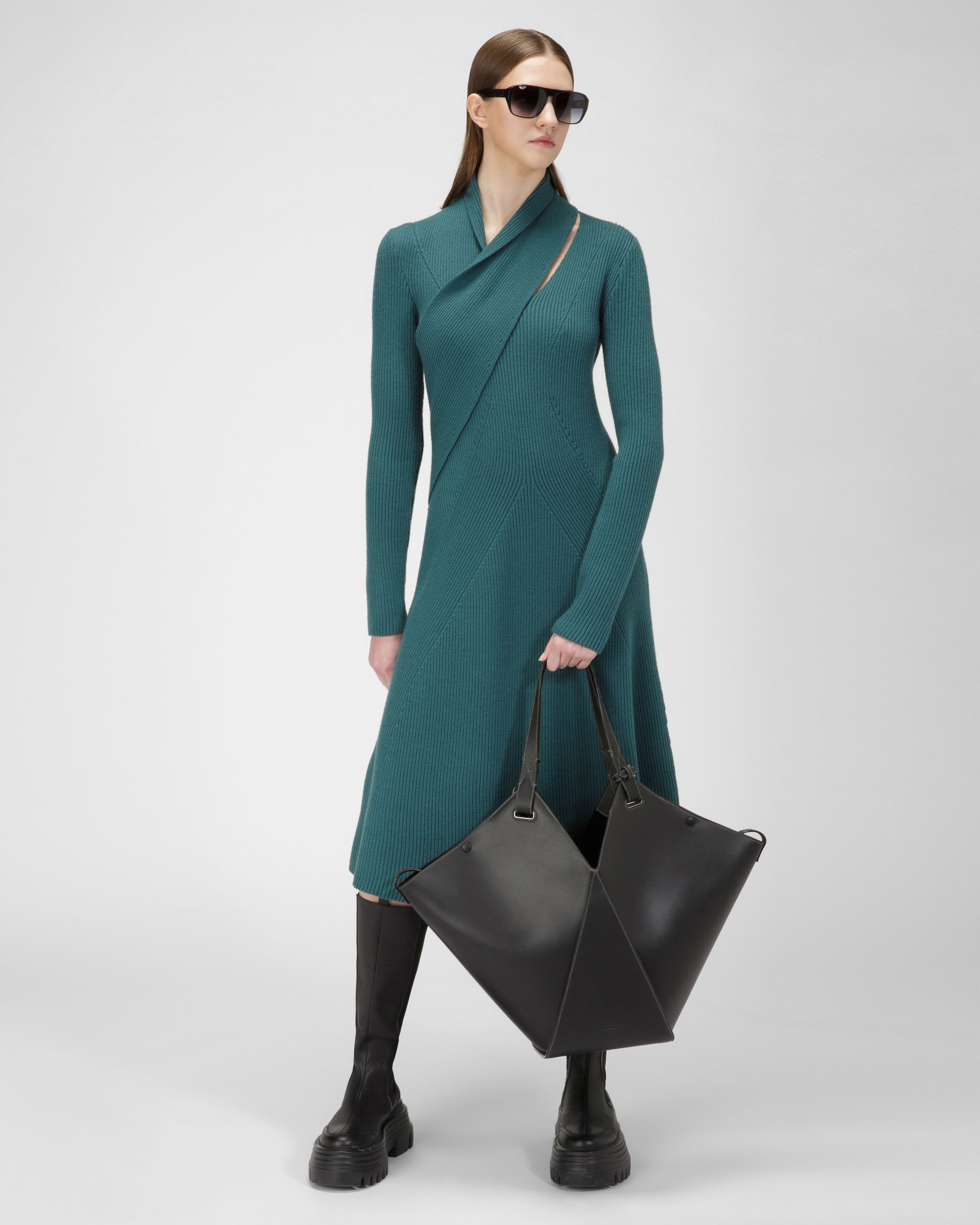 Galeen ブラック レザー ロングブーツ - 女性 - Bally - 03