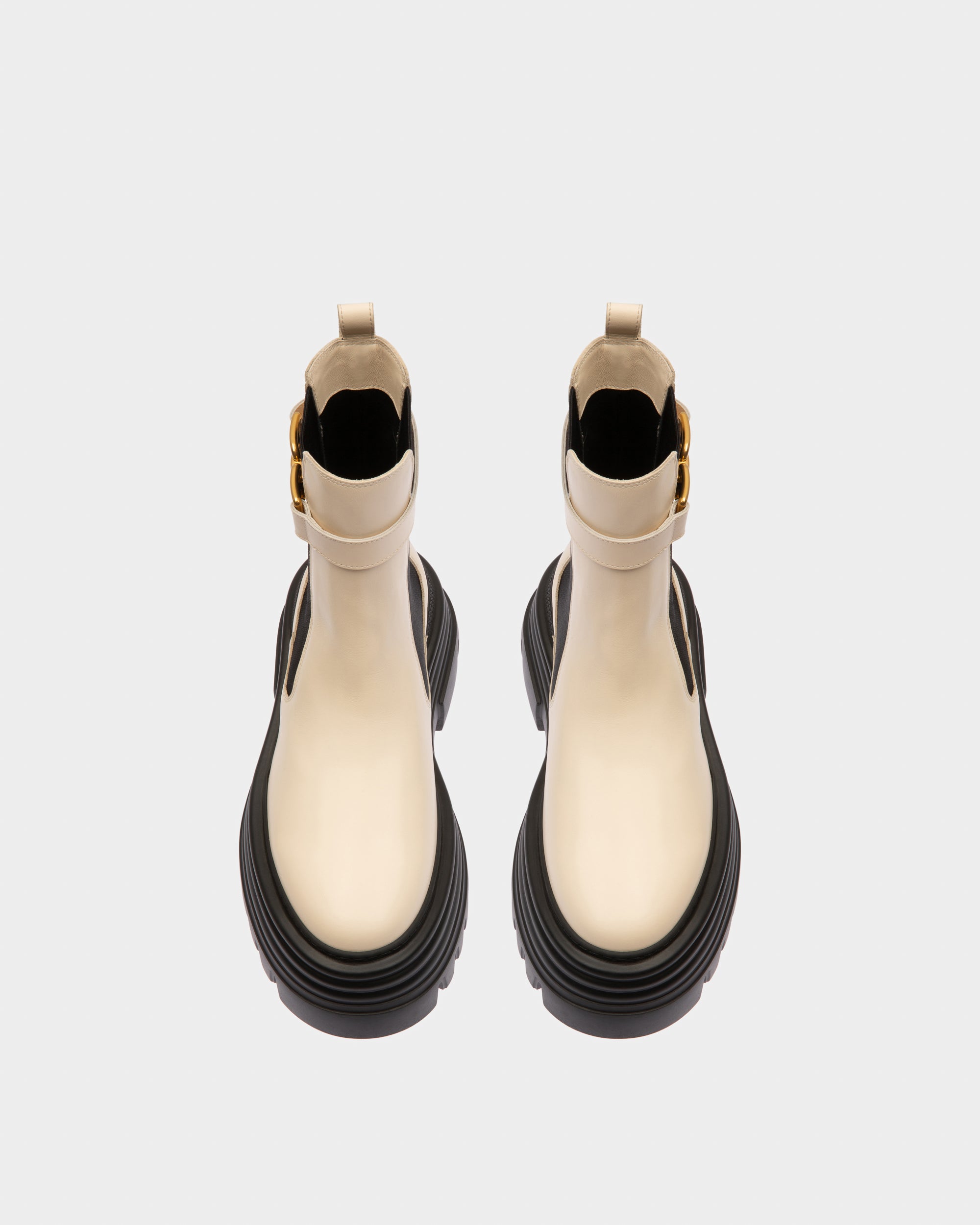 Greby ボーンホワイト レザー ブーティー - 女性 - Bally - 02