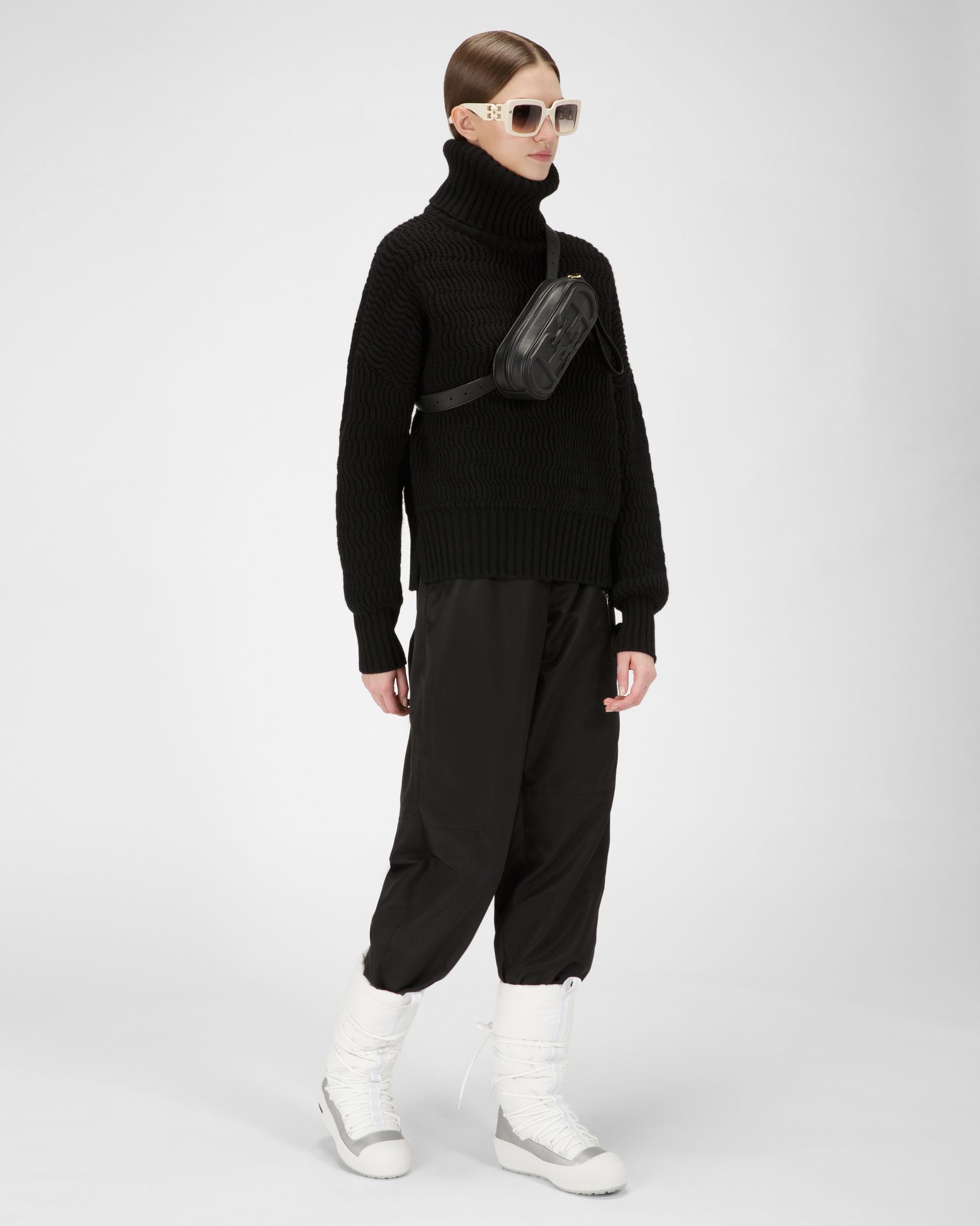Cathye ホワイト＆シルバー リサイクルナイロン＆レザー ブーツ - 女性 - Bally - 07