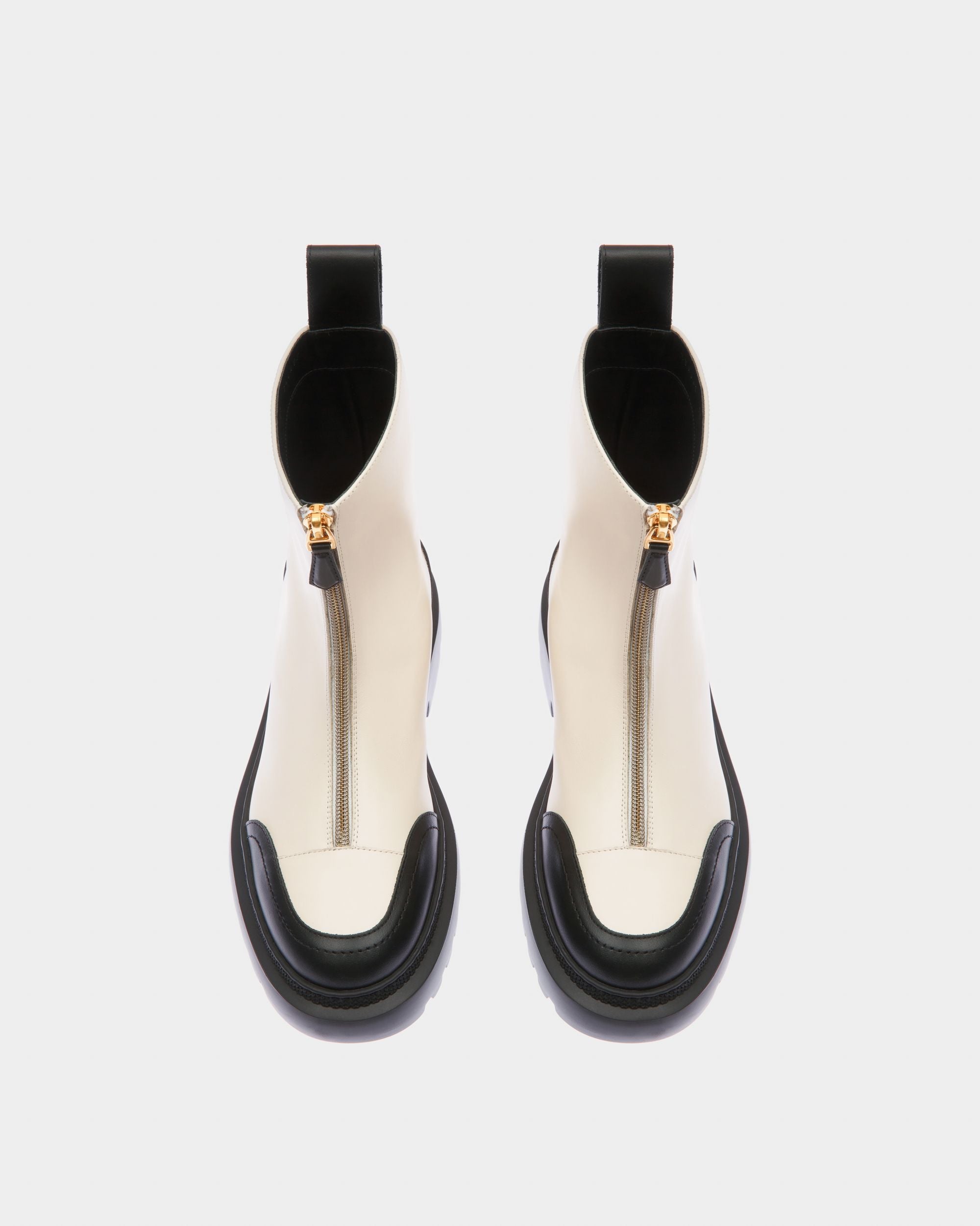 Giuli ボーンホワイト レザー ブーティー - 女性 - Bally - 02