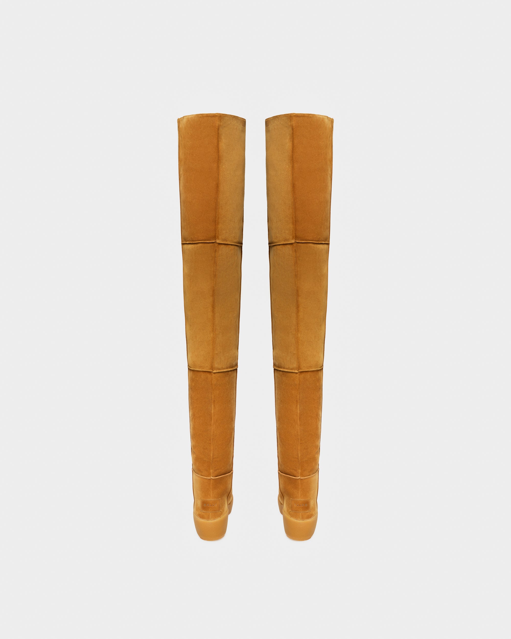Cortina キャメル レザー ロングブーツ - 女性 - Bally - 04